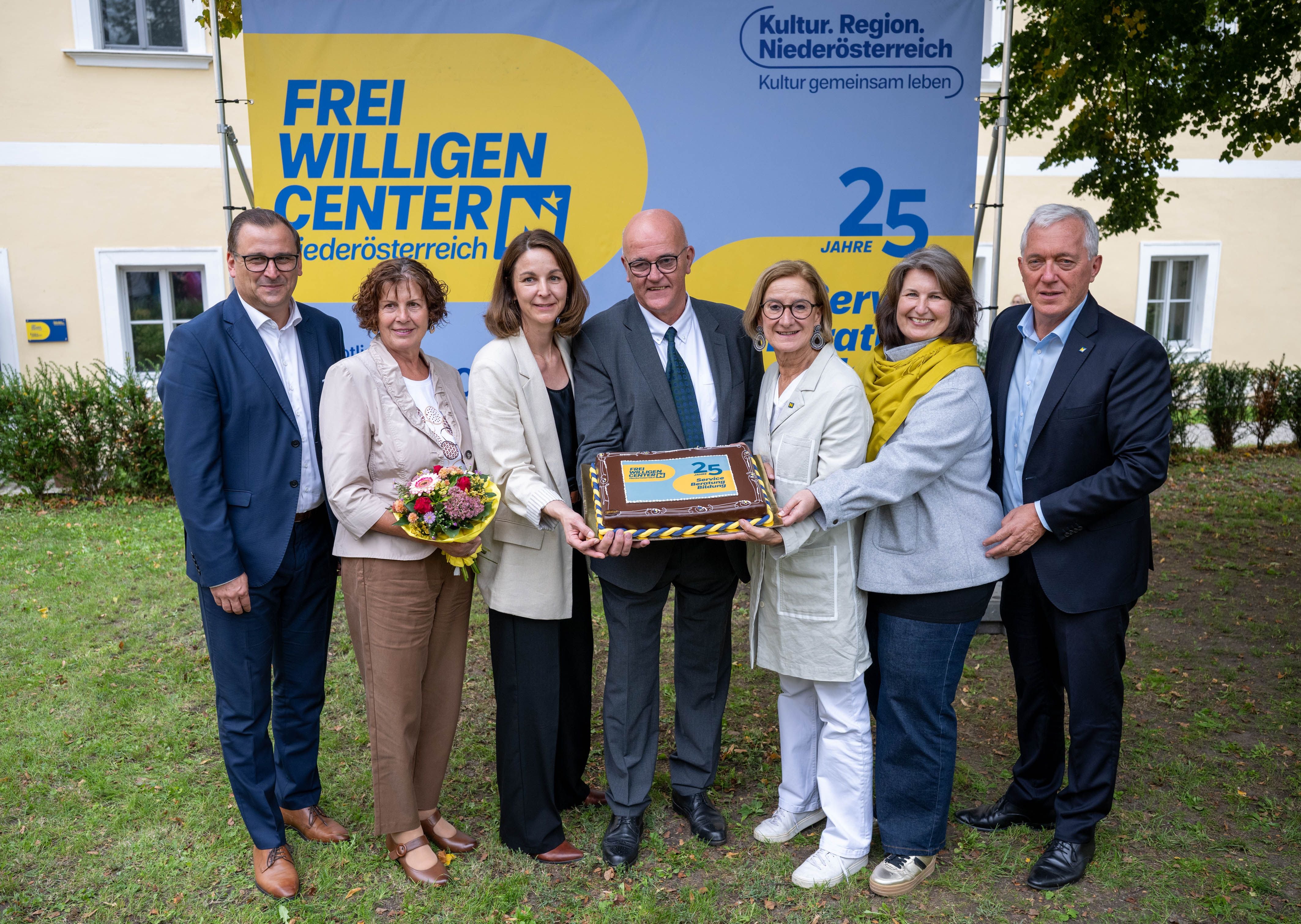 Beim Jubiläum "25 Jahre Service Freiwillige Niederösterreich".