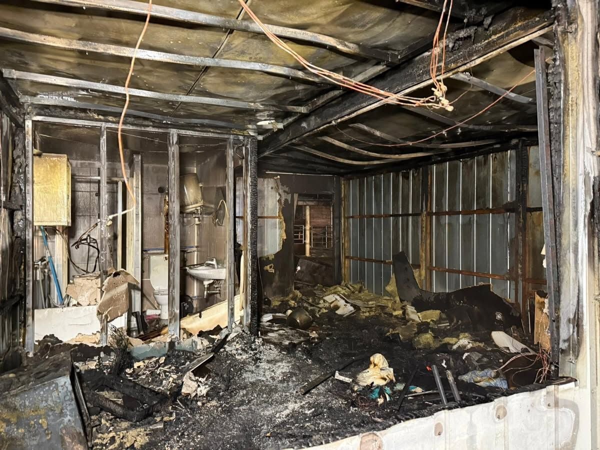 Hier war der Brand auf einem Reiterhof ausgebrochen.