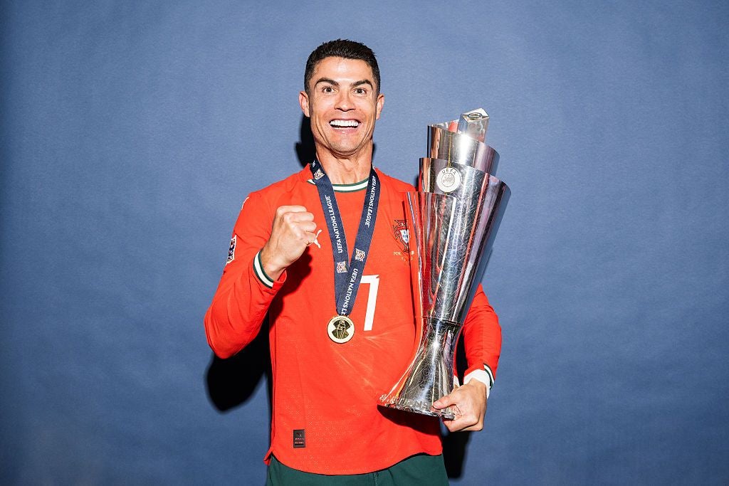 Cristiano Ronaldo jubelt.