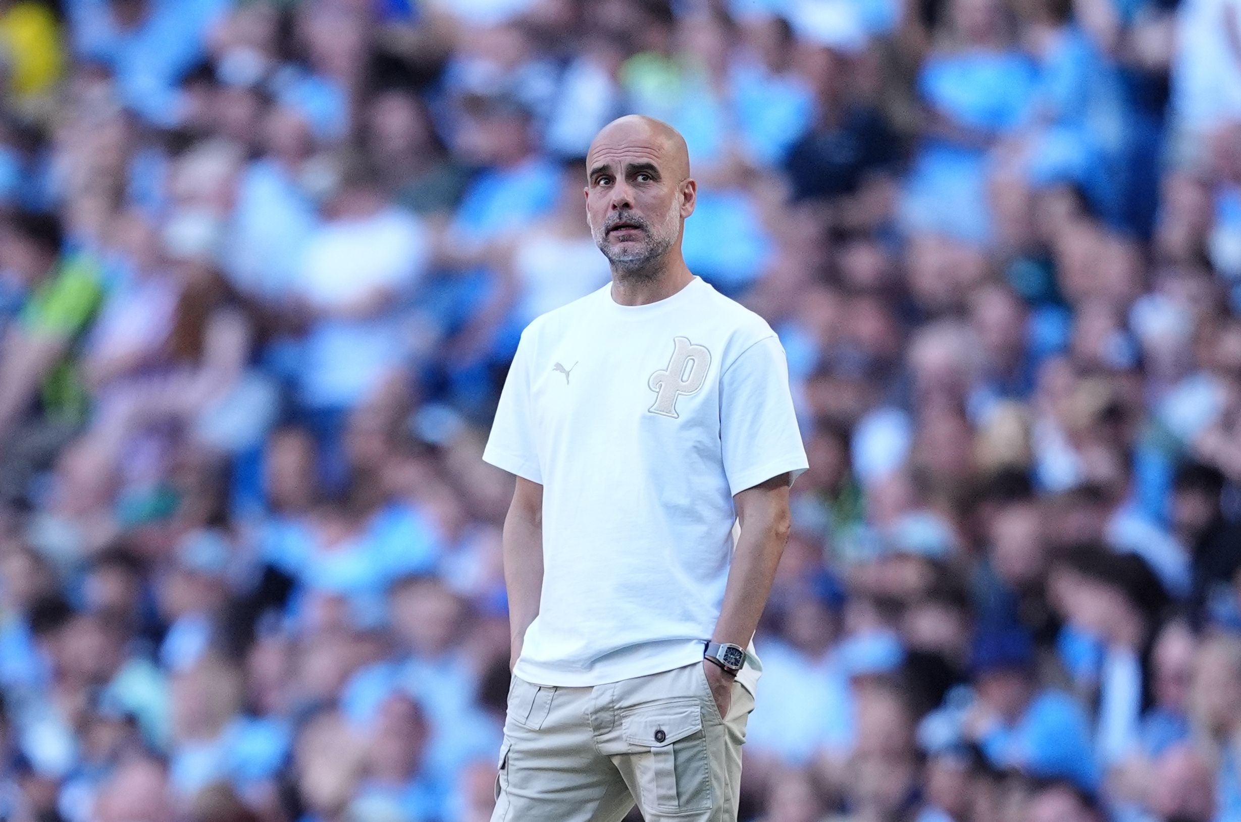 Pep Guardiola ist derzeit ohne Verein.
