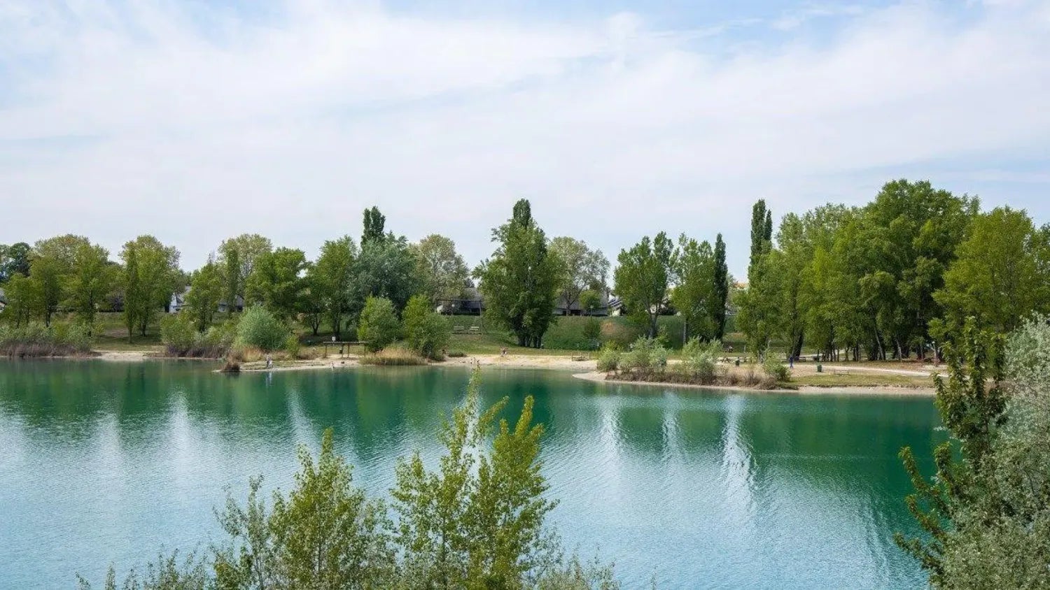 Der Teich in Hirschstetten.