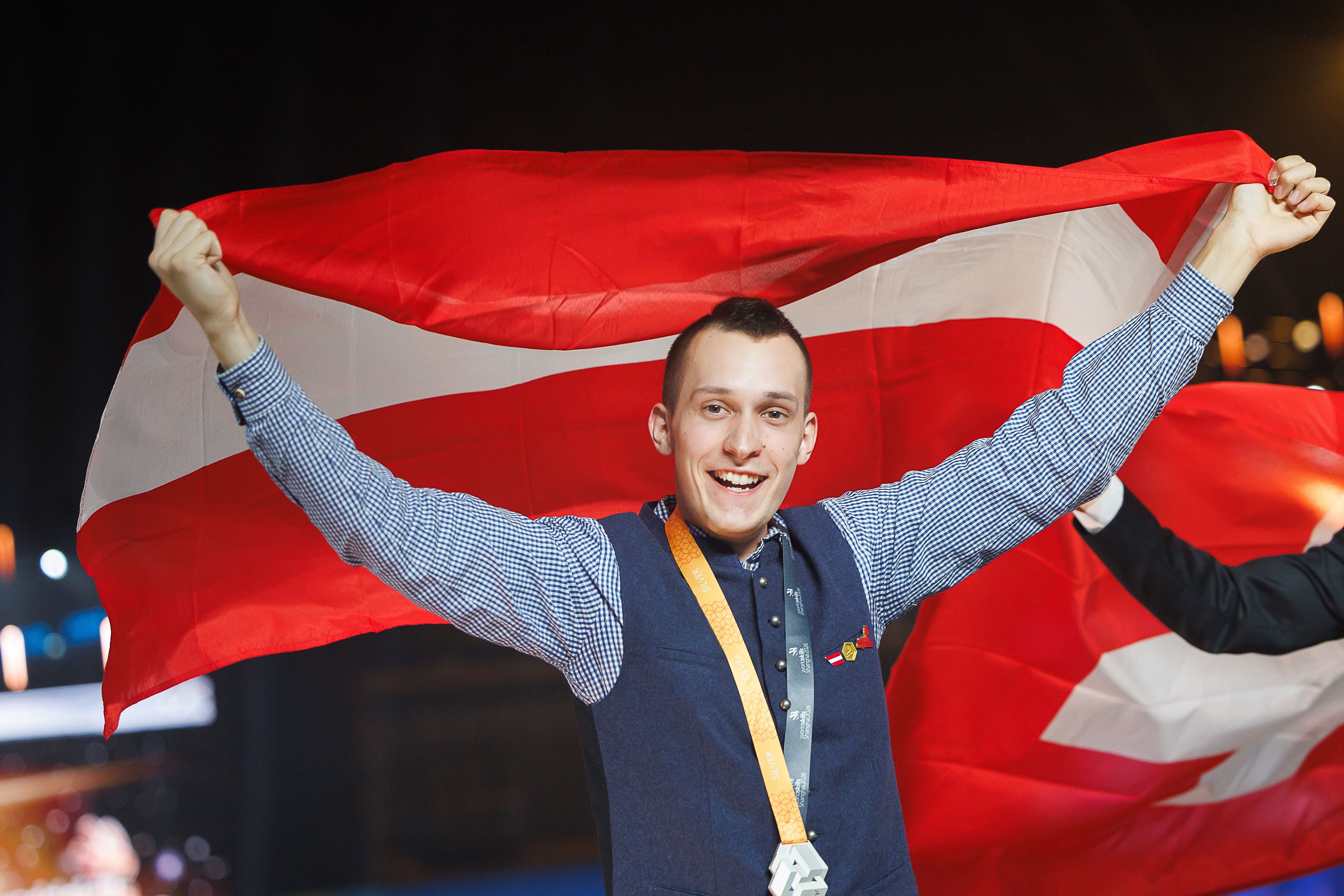 Silber-Gewinner Marcel Riener, Sanitär und Heizungstechnik.