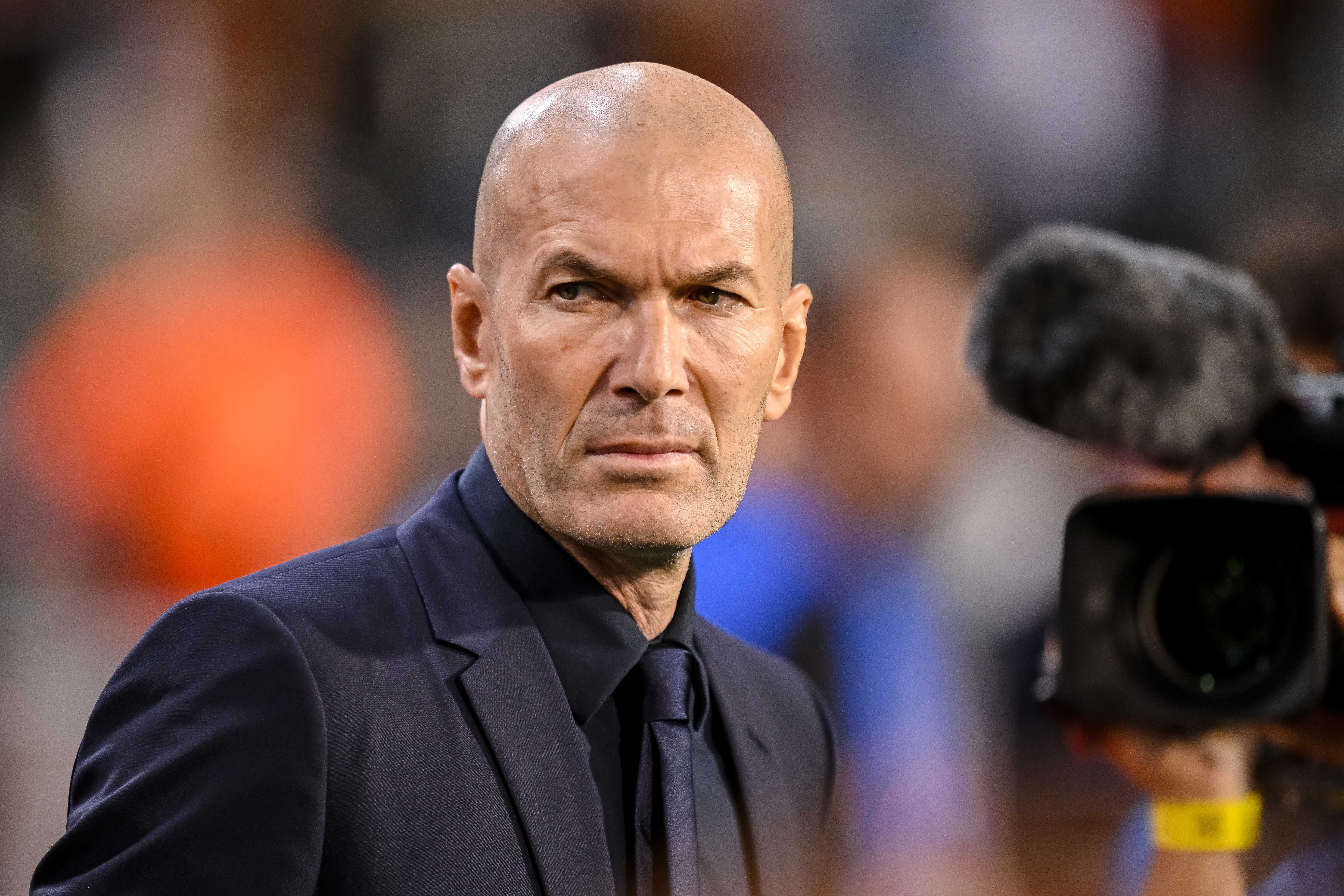 Frankreich-Coach Zinedine Zidane.