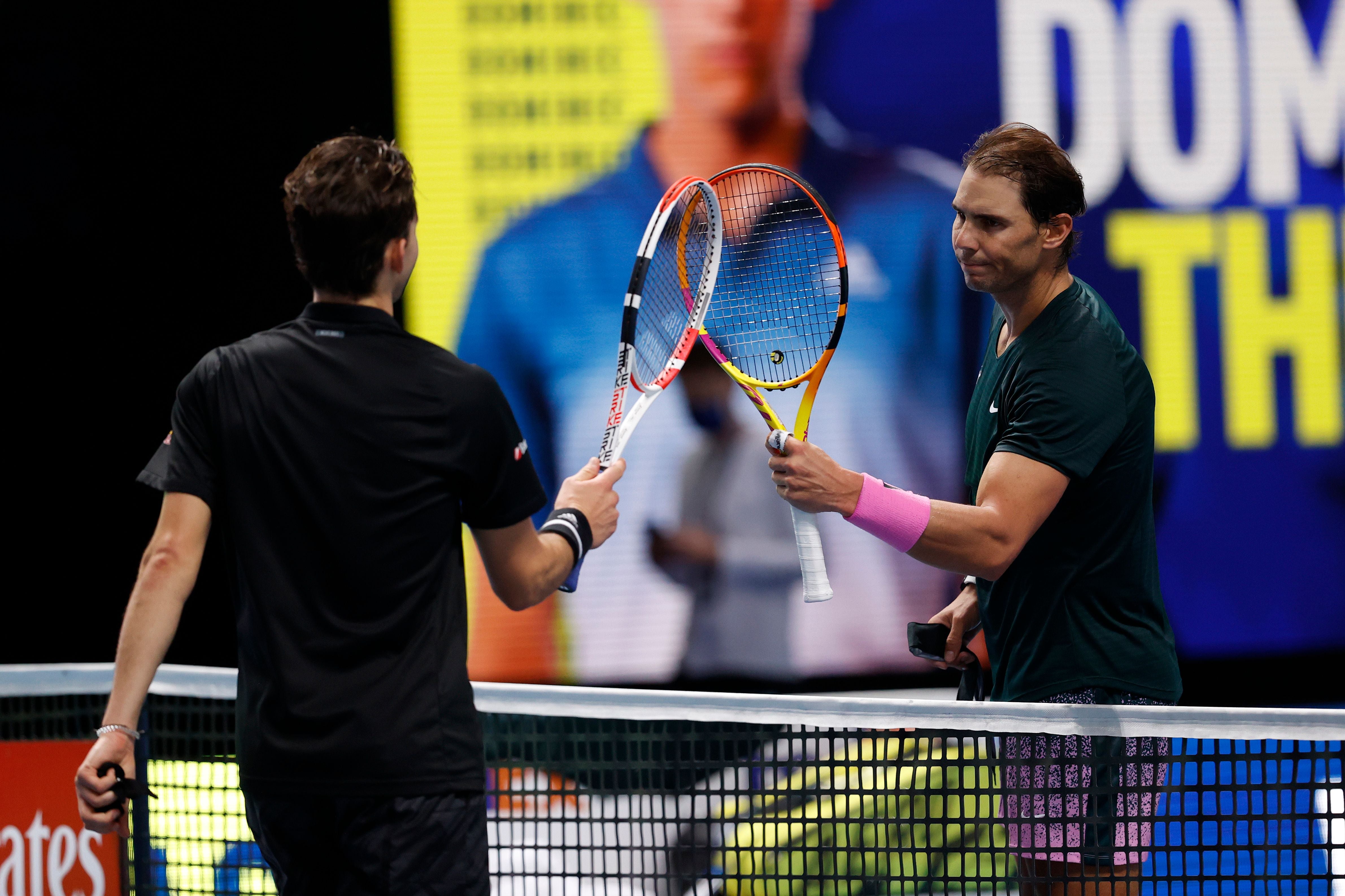 Am Samstag heißt es wieder Thiem gegen Nadal.