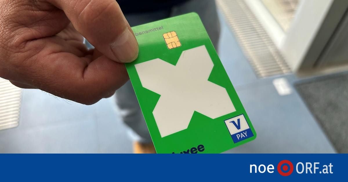 Die Sachleistungkarte im Einsatz.