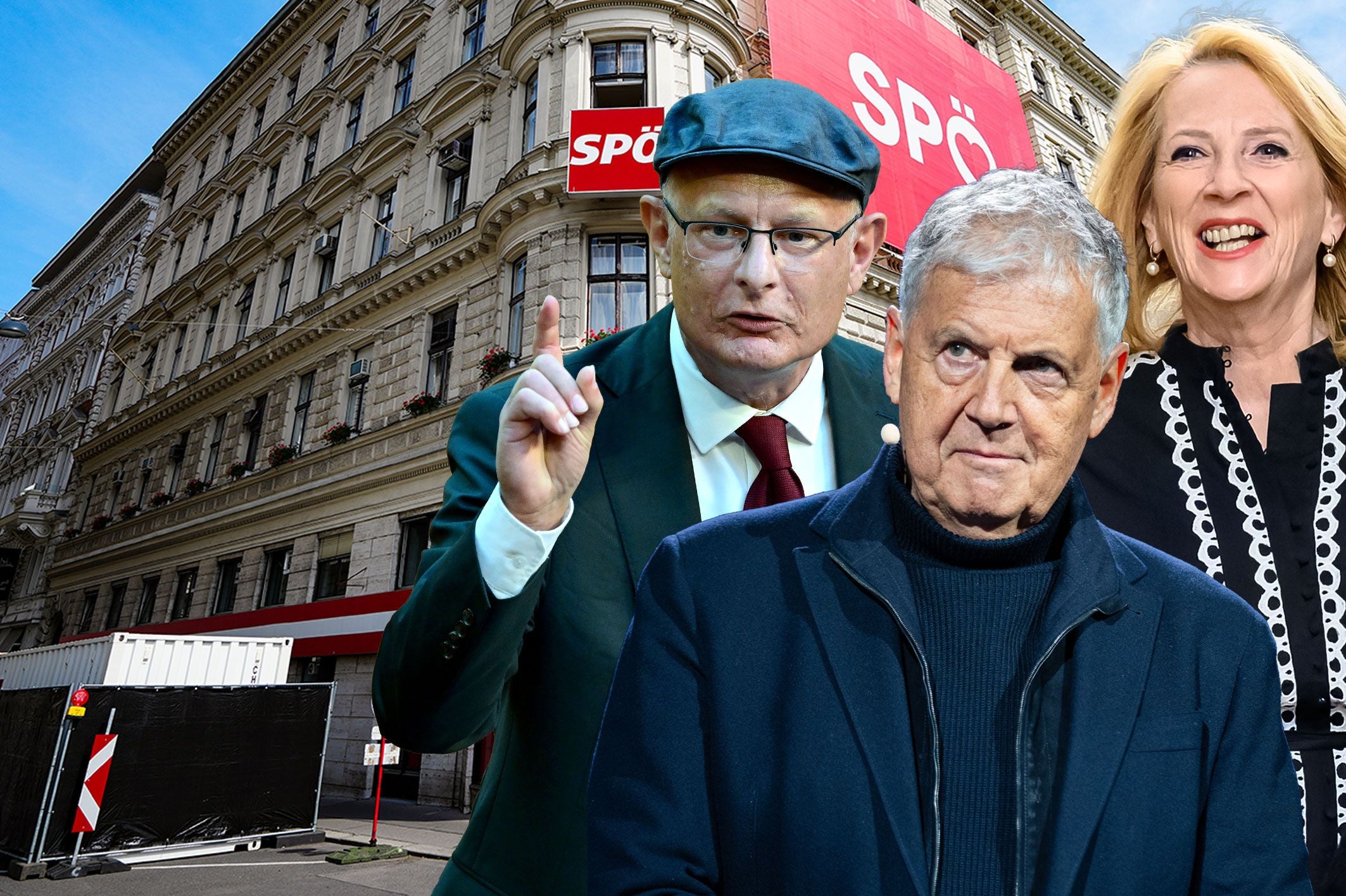 SPÖ-Kandidaten: Markus Marterbauer, Gerhard Zeiler und Doris Bures Bures (v.l.).