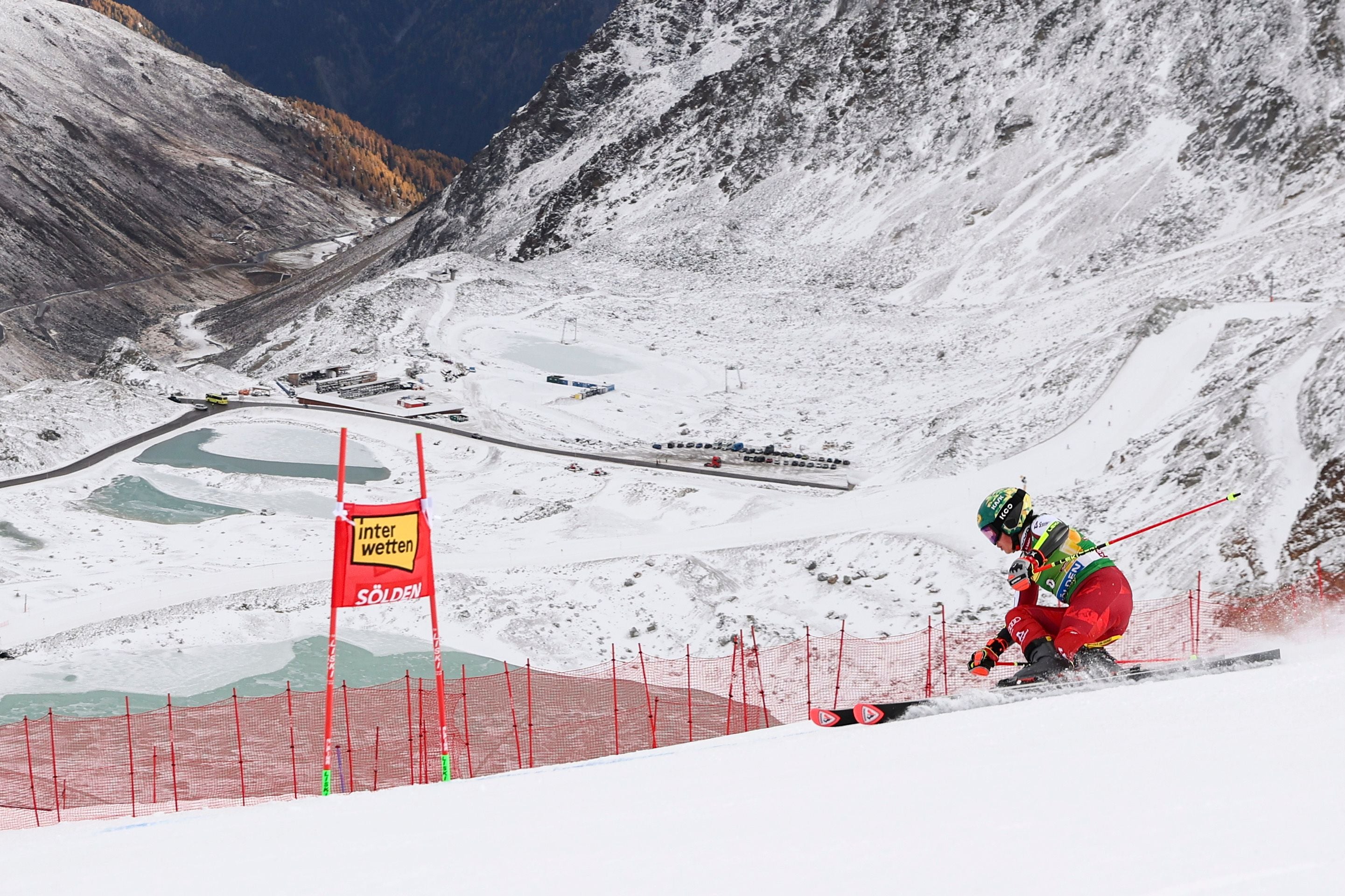 Sölden hofft auf Bilder wie dieses vom Julia-Scheib-Sieg im Vorjahr.