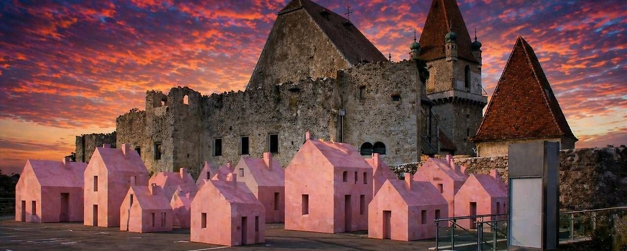 Die prächtige Burg Perchtoldsdorf.
