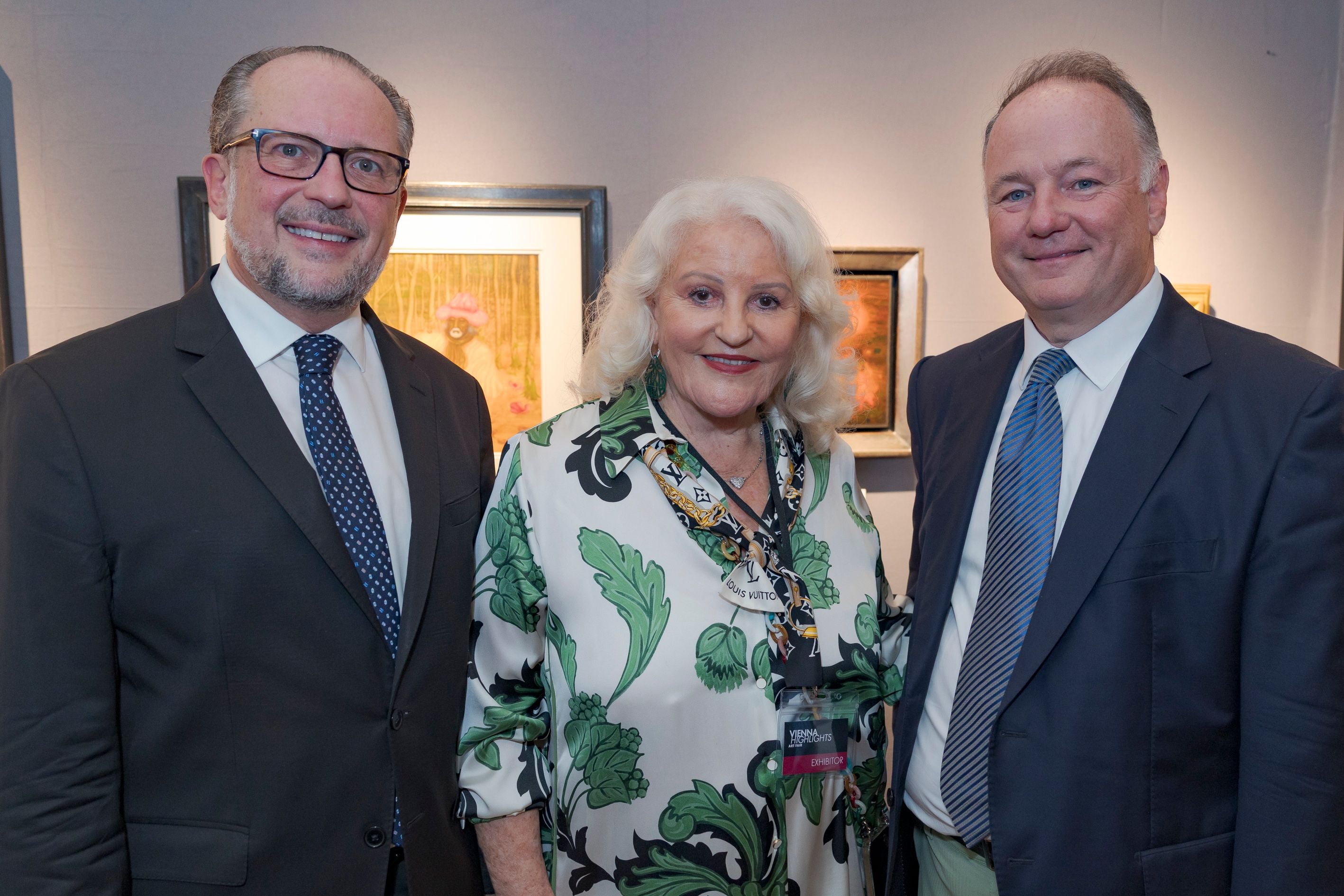 Alexander Schallenberg, Marika Lichter und Wolfgang Pelz
