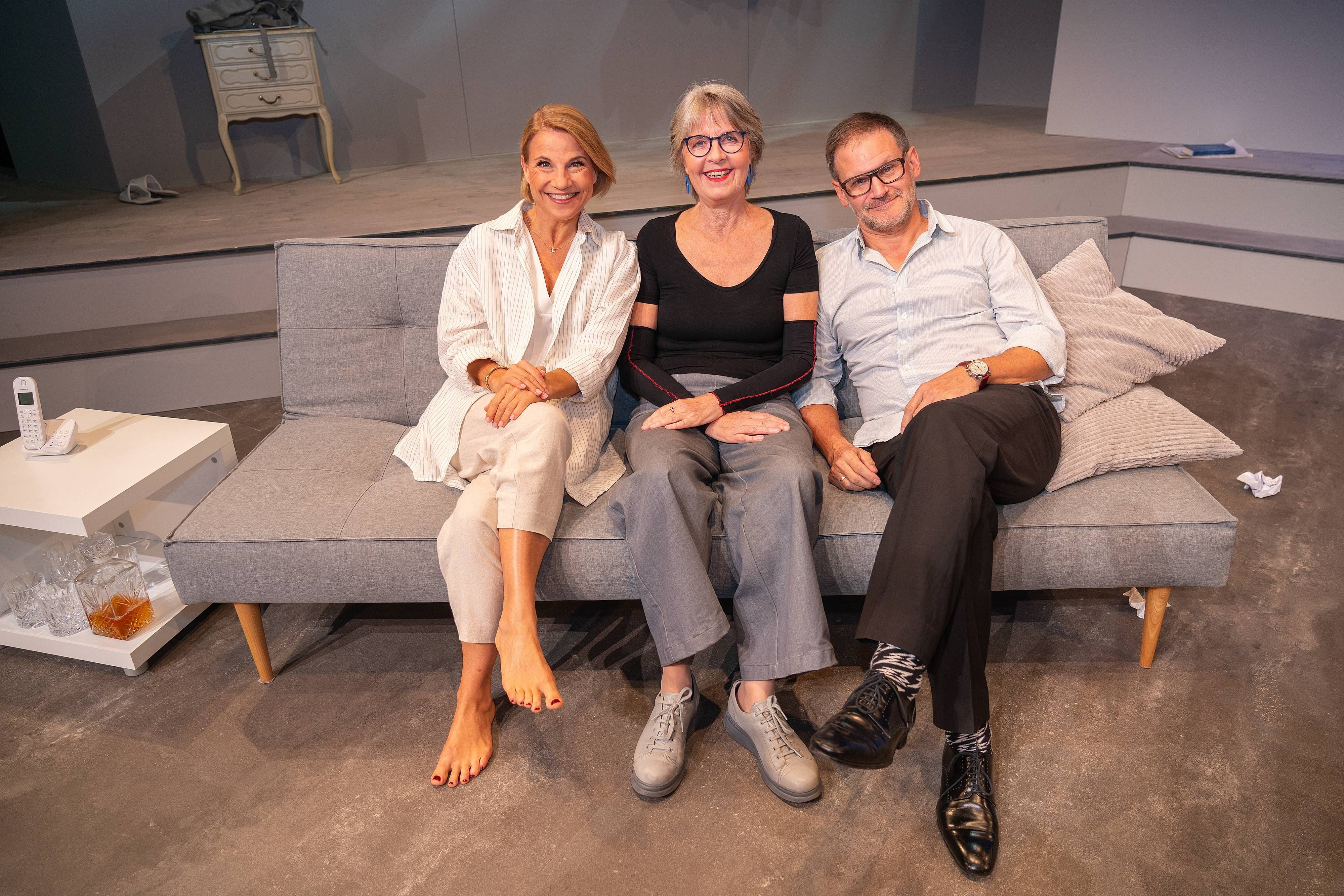 Kristina Sprenger, Christine Winkler und David Oberkogler