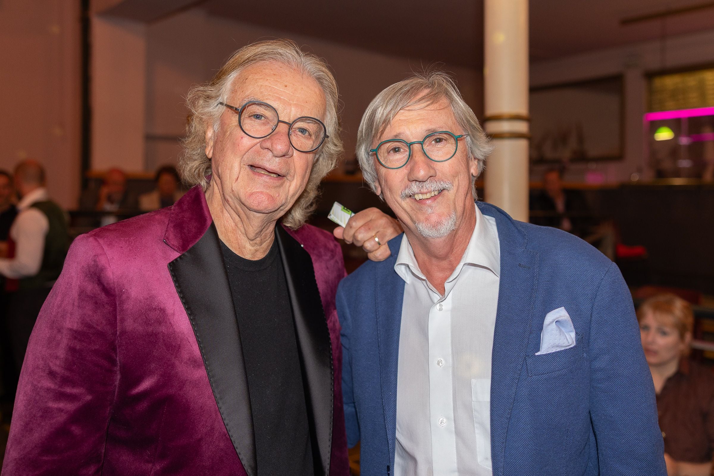 Peter Hofbauer mit Manfred Waba