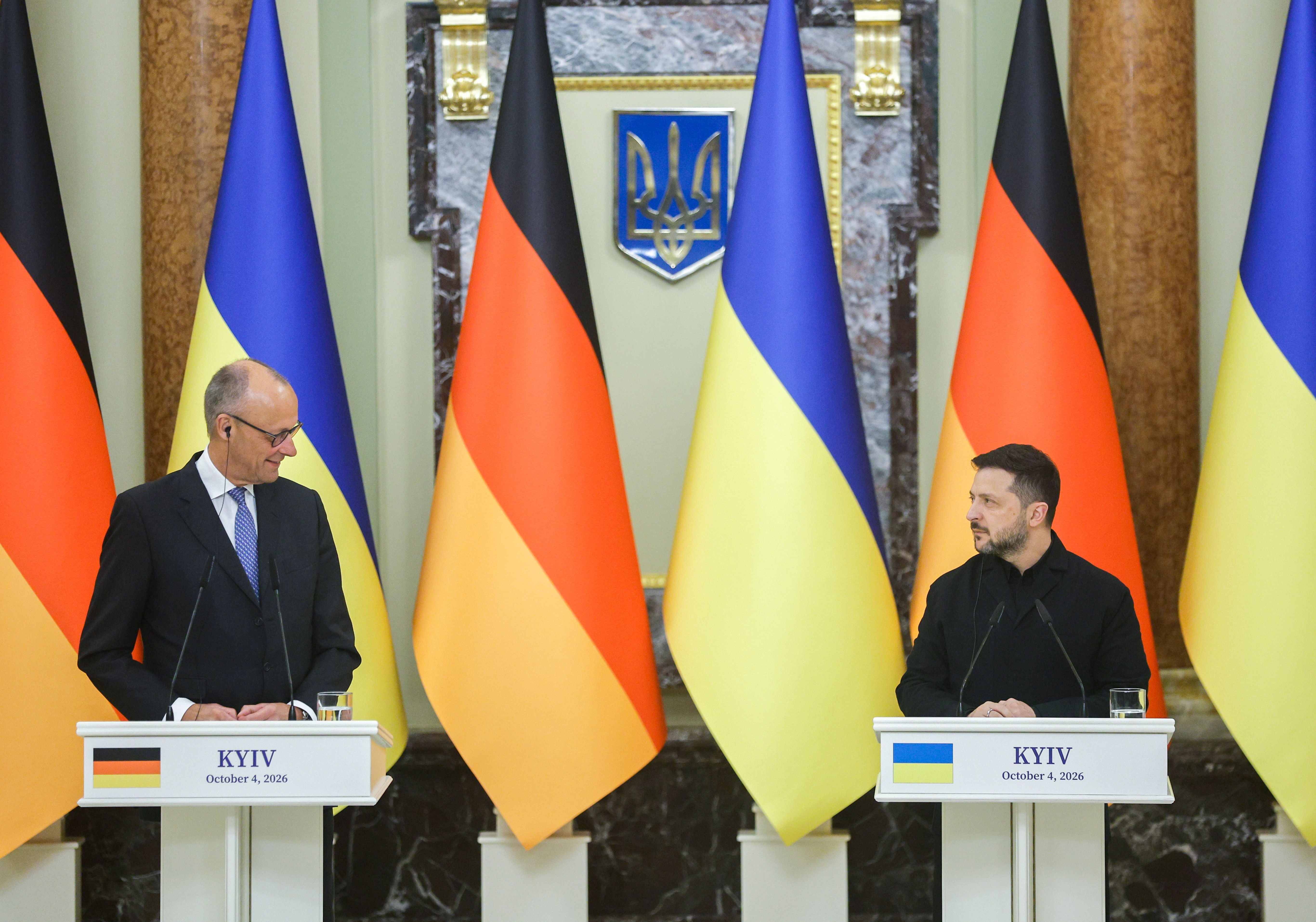 Merz zu Besuch bei Selenskyj in Kiew
