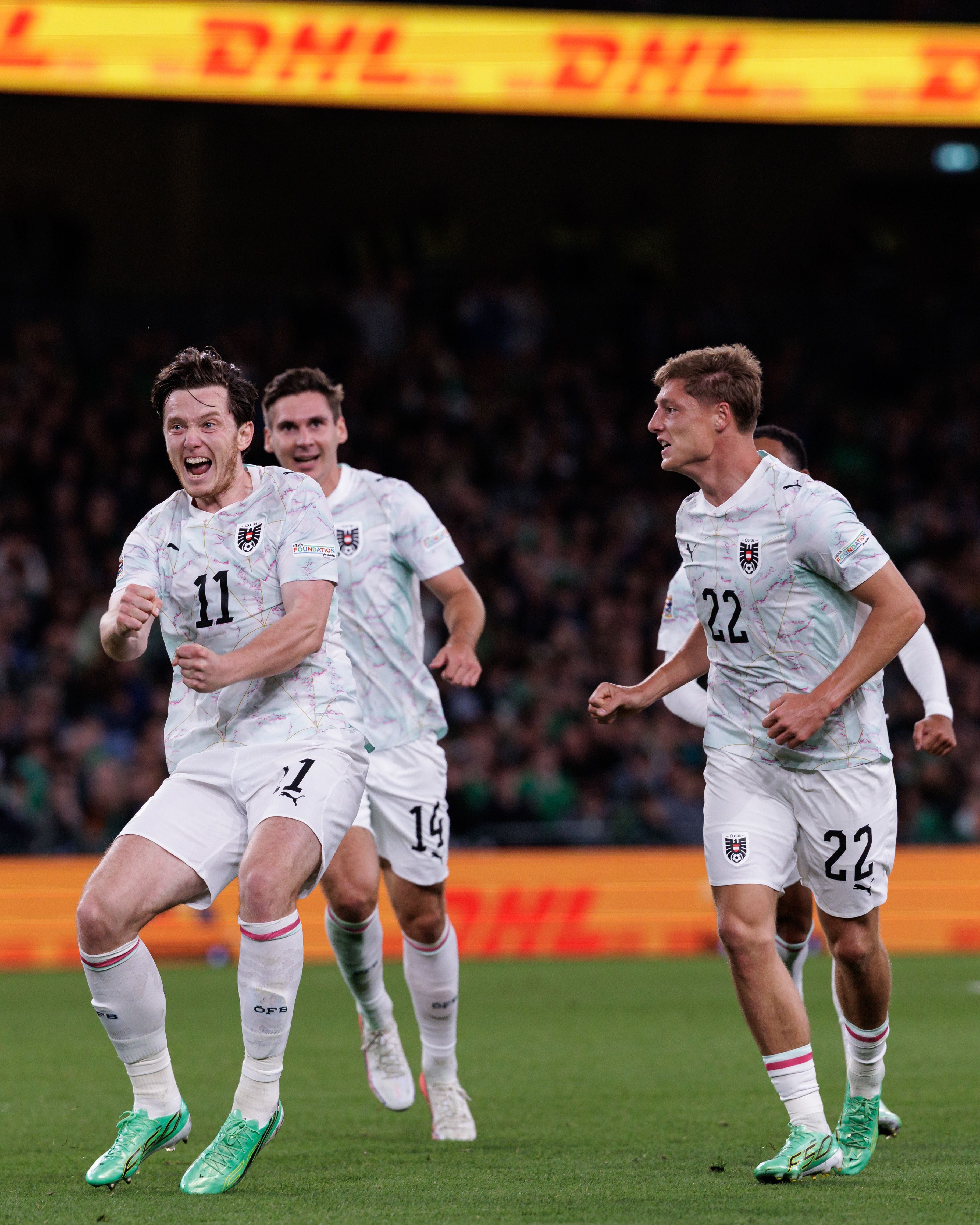 Österreichs Nationalteam jubelt auf dem Platz – auch wirtschaftlich darf sich der ÖFB dank WM-Teilnahme und Rekordumsatz über Grund zum Feiern freuen.