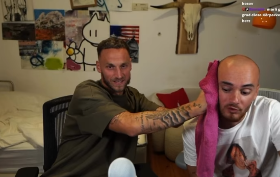Stargast im Stream: Marko Arnautovic plaudert bei Twitch-Star Marli aus dem Nähkästchen.