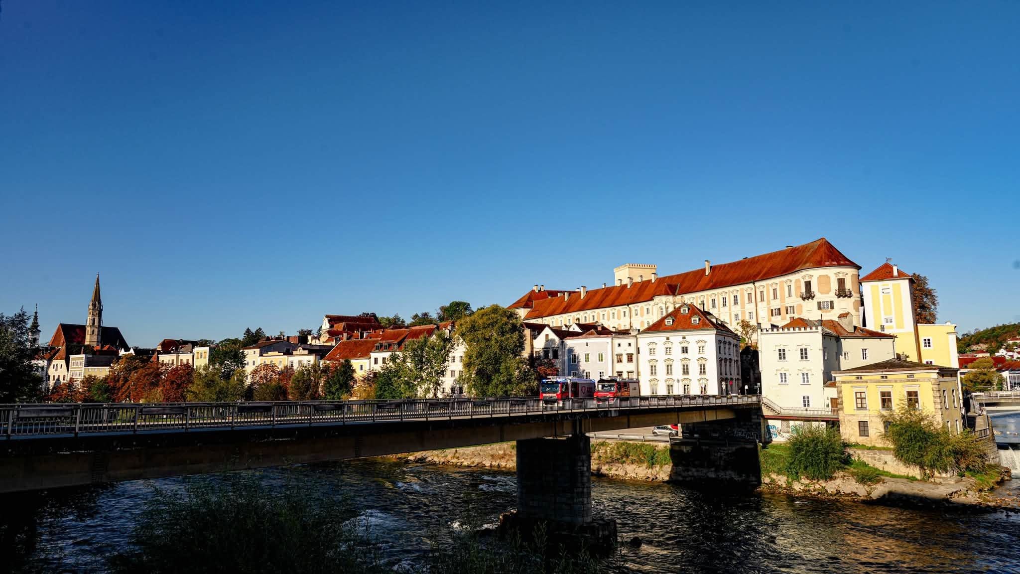 Brandspur durch Steyr