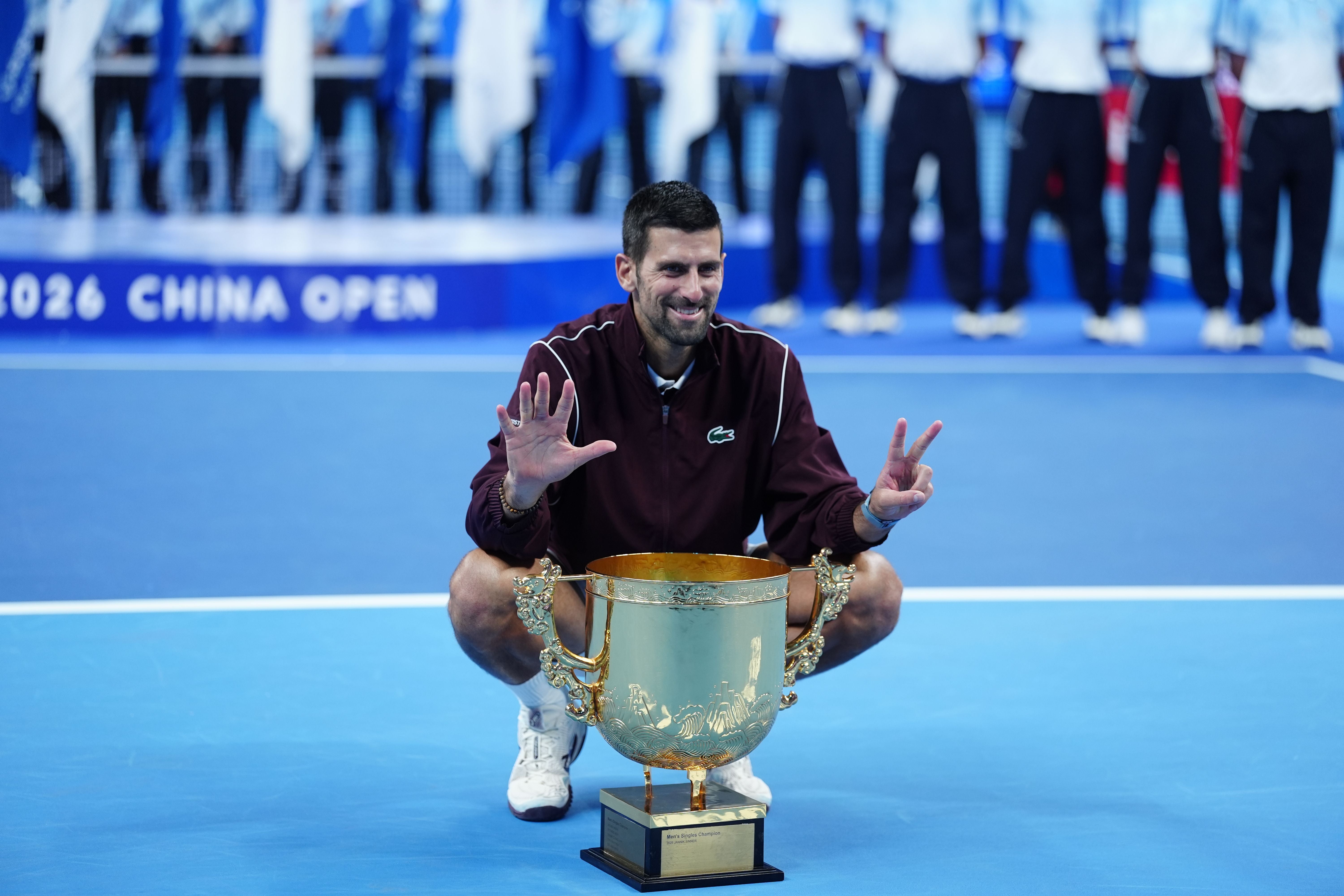 Novak Djokovic gewann den Peking-Pokal zum 7. Mal.
