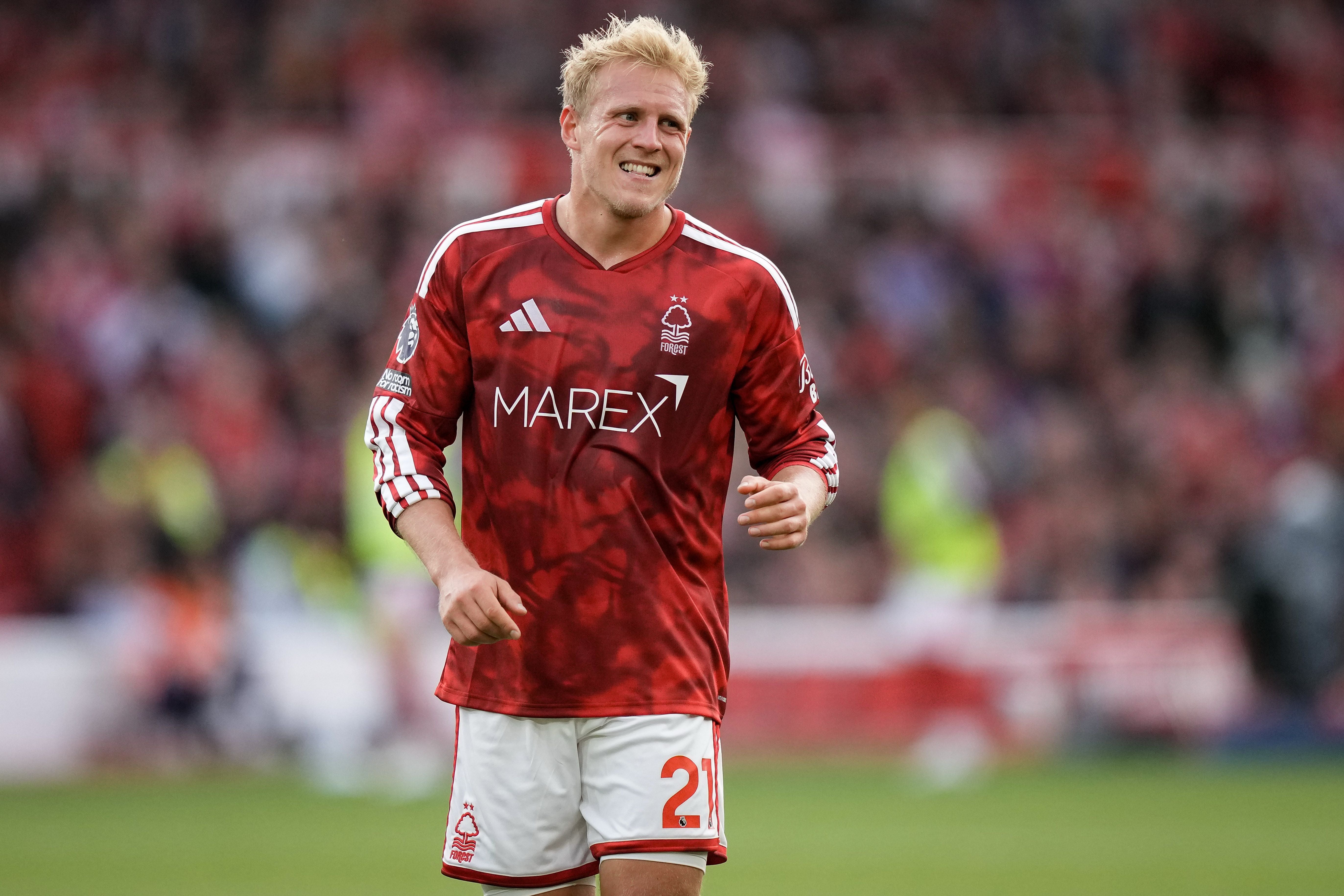 Xaver Schlager macht bei Nottingham auf sich aufmerksam.