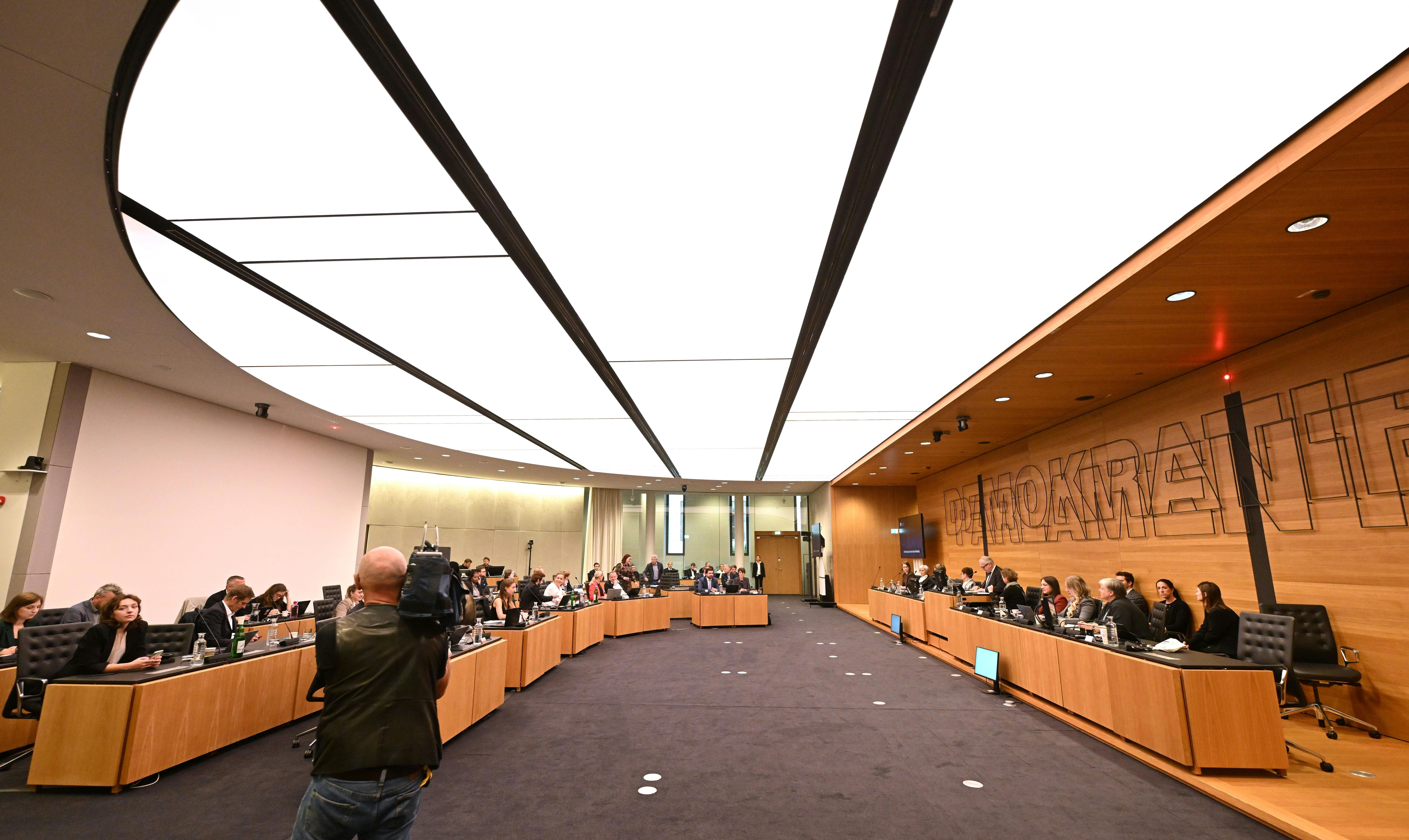 Sitzung des Pilnacek-Untersuchungsausschusses im österreichischen Parlament in Wien.