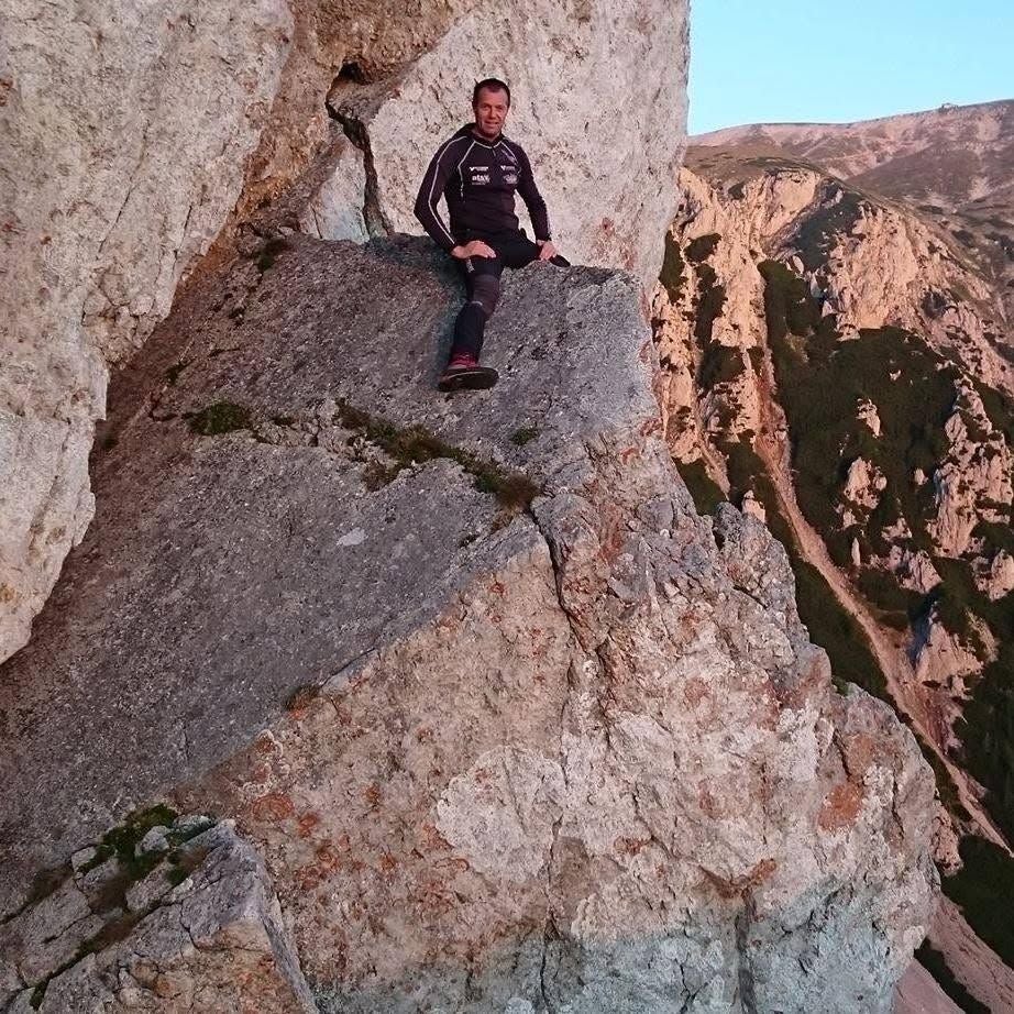 Andreas Pfalzer vor einigen Jahren auf dem Herminensteig.