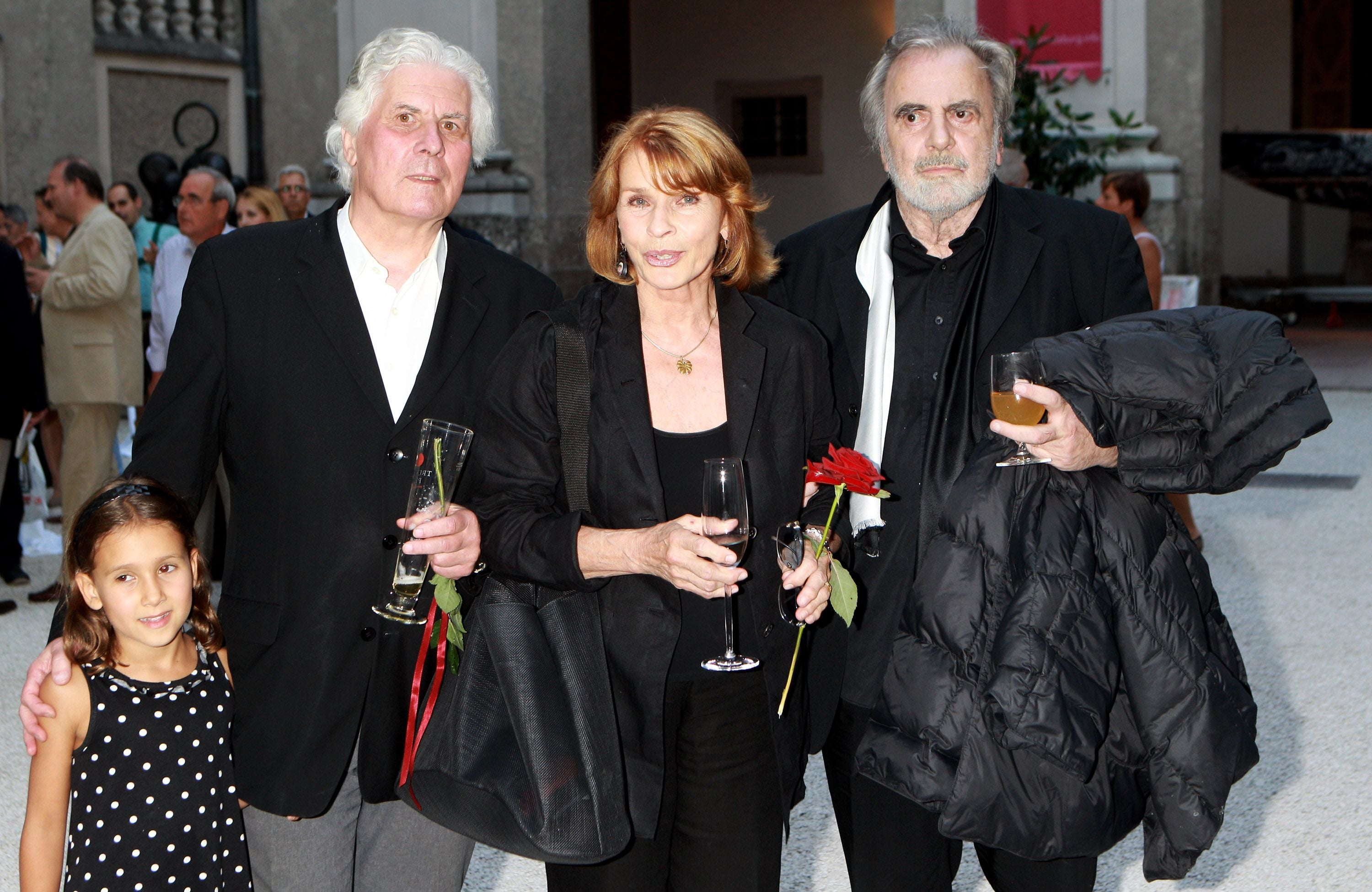Gernot Friedel,Senta Berger und Maximillian Schell bei 90 Jahre Jedermann.