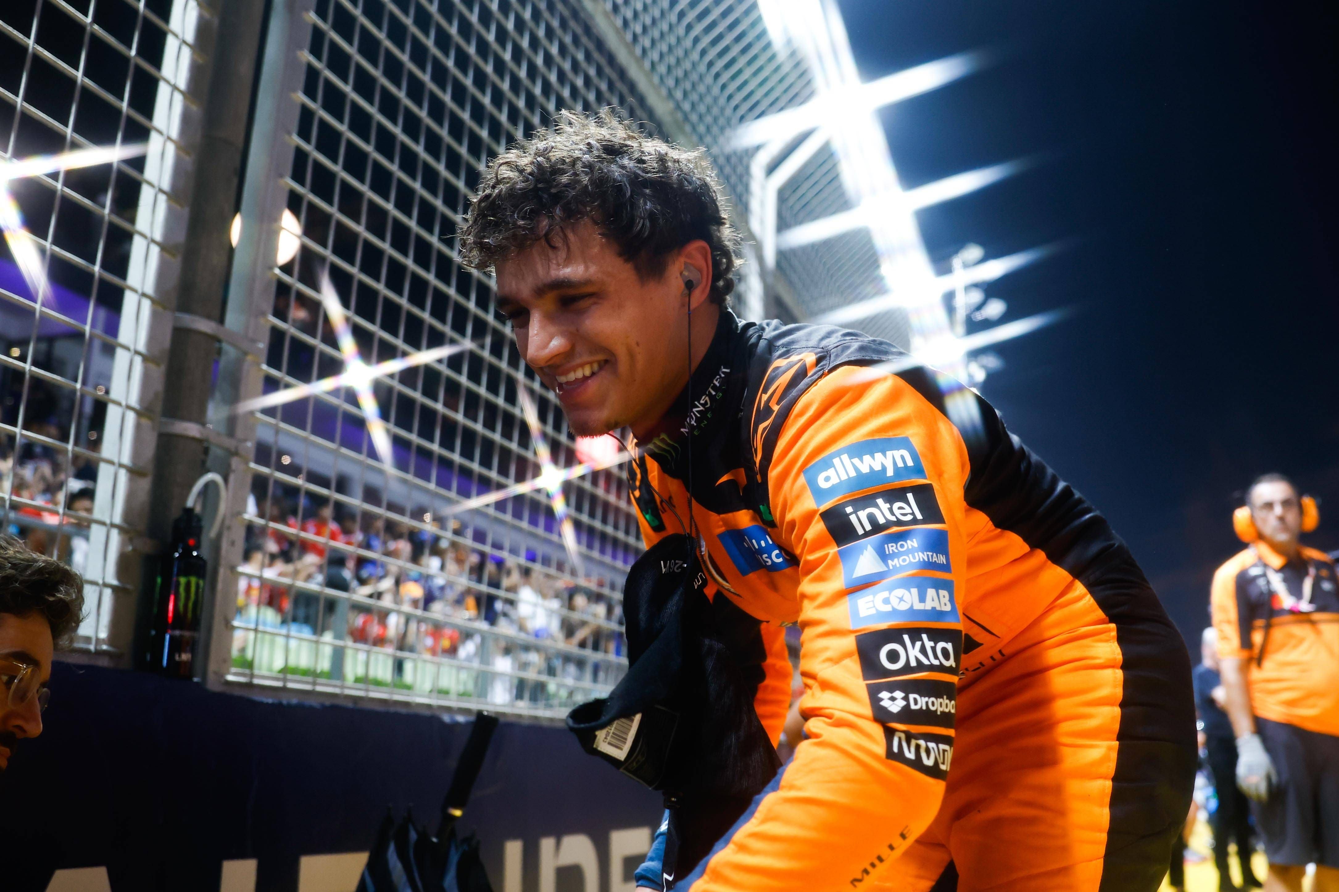 Aufregung um Weltmeister Lando Norris.