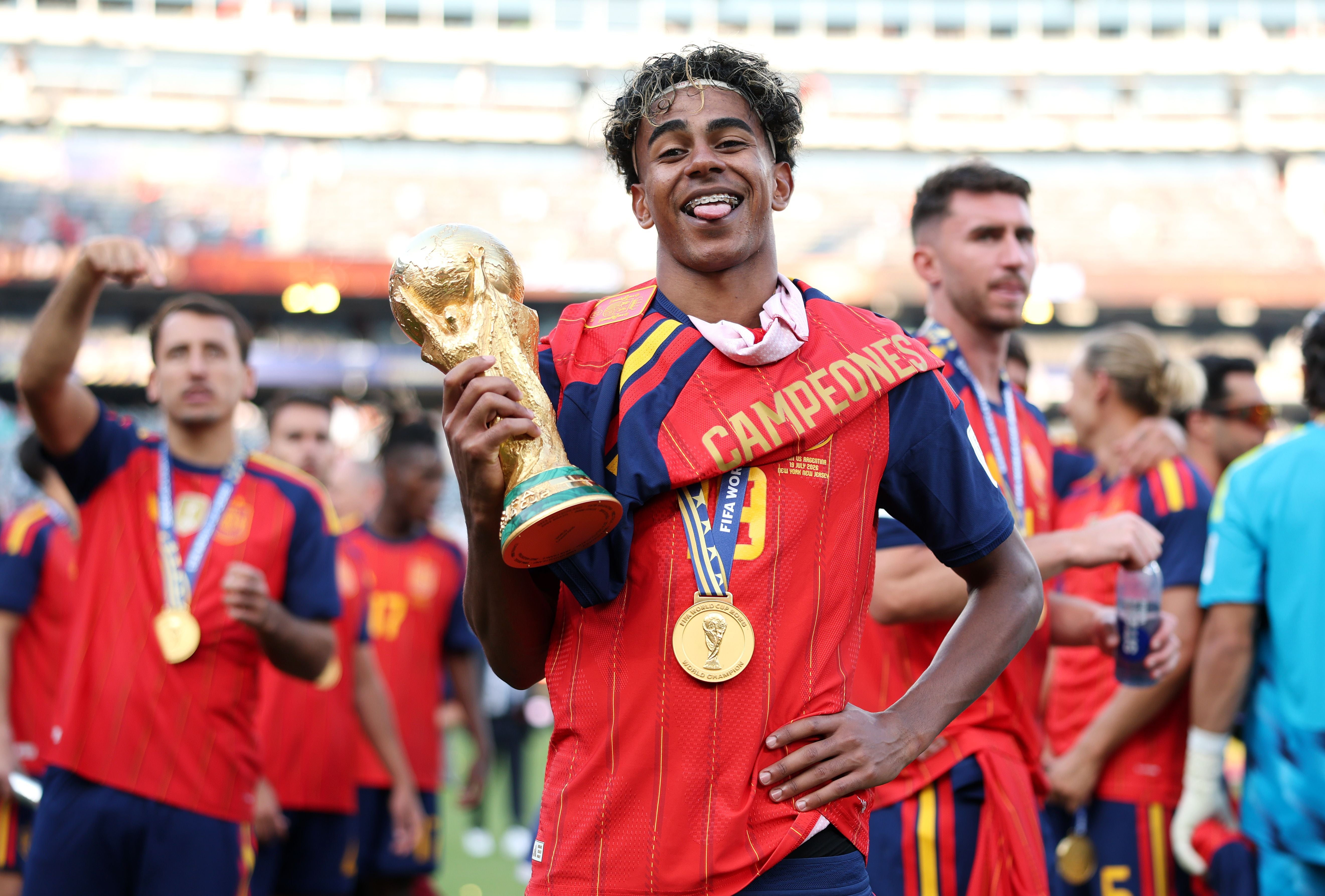 Spaniens Goldjunge Lamine Yamal &amp; Co. wollen 2030 vor heimischer Kulisse den WM-Titel verteidigen.