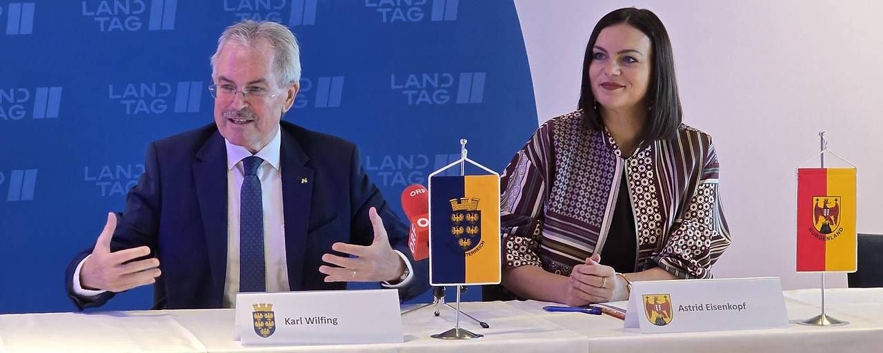 Die Landtagspräsidentinnen und -präsidenten von Österreich und Südtirol tagten in Hainburg an der Donau (Bezirk Bruck an der Leitha).