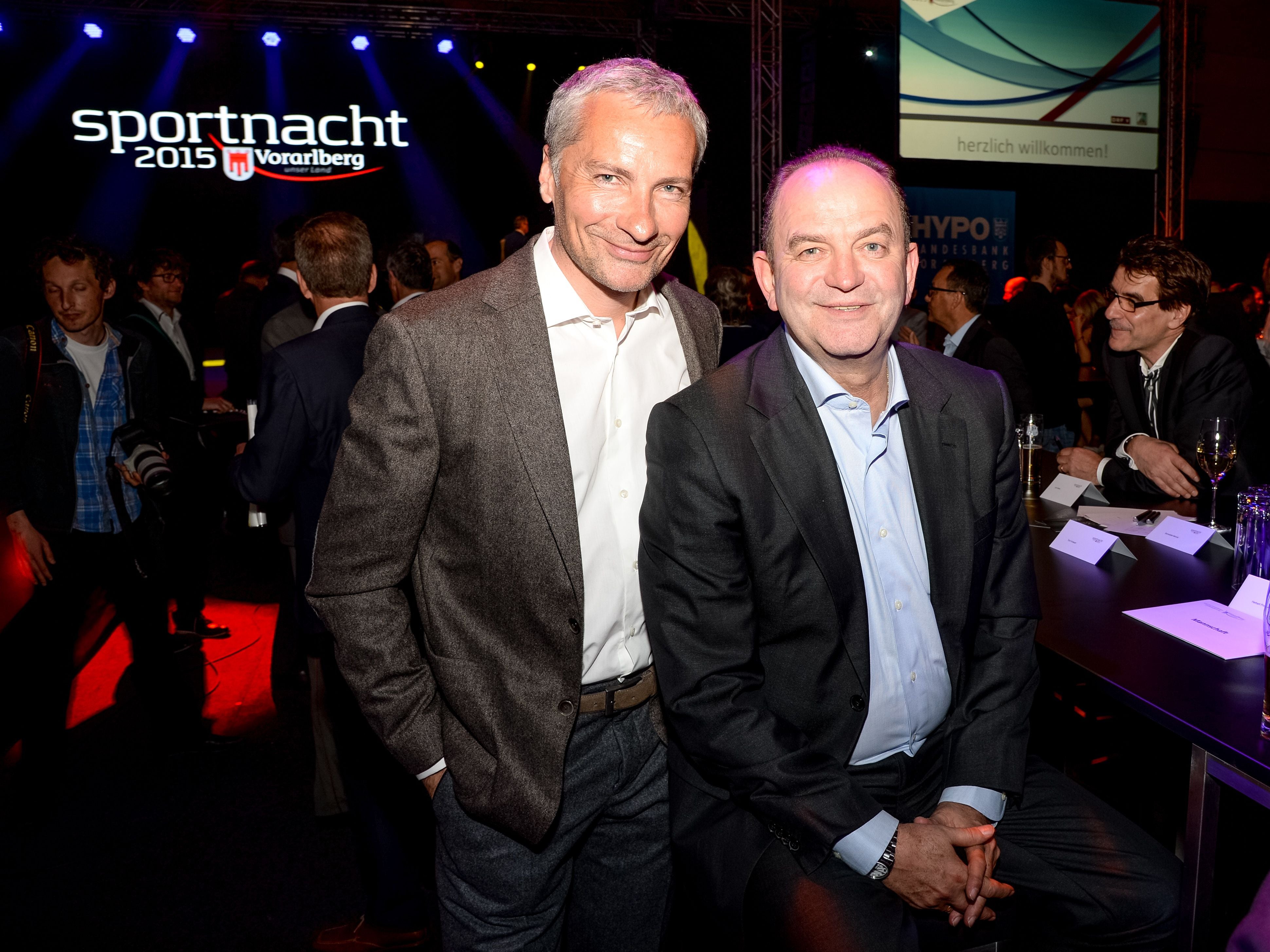 ORF-"Traumpaar": Rainer Pariasek und Herbert Prohaska.