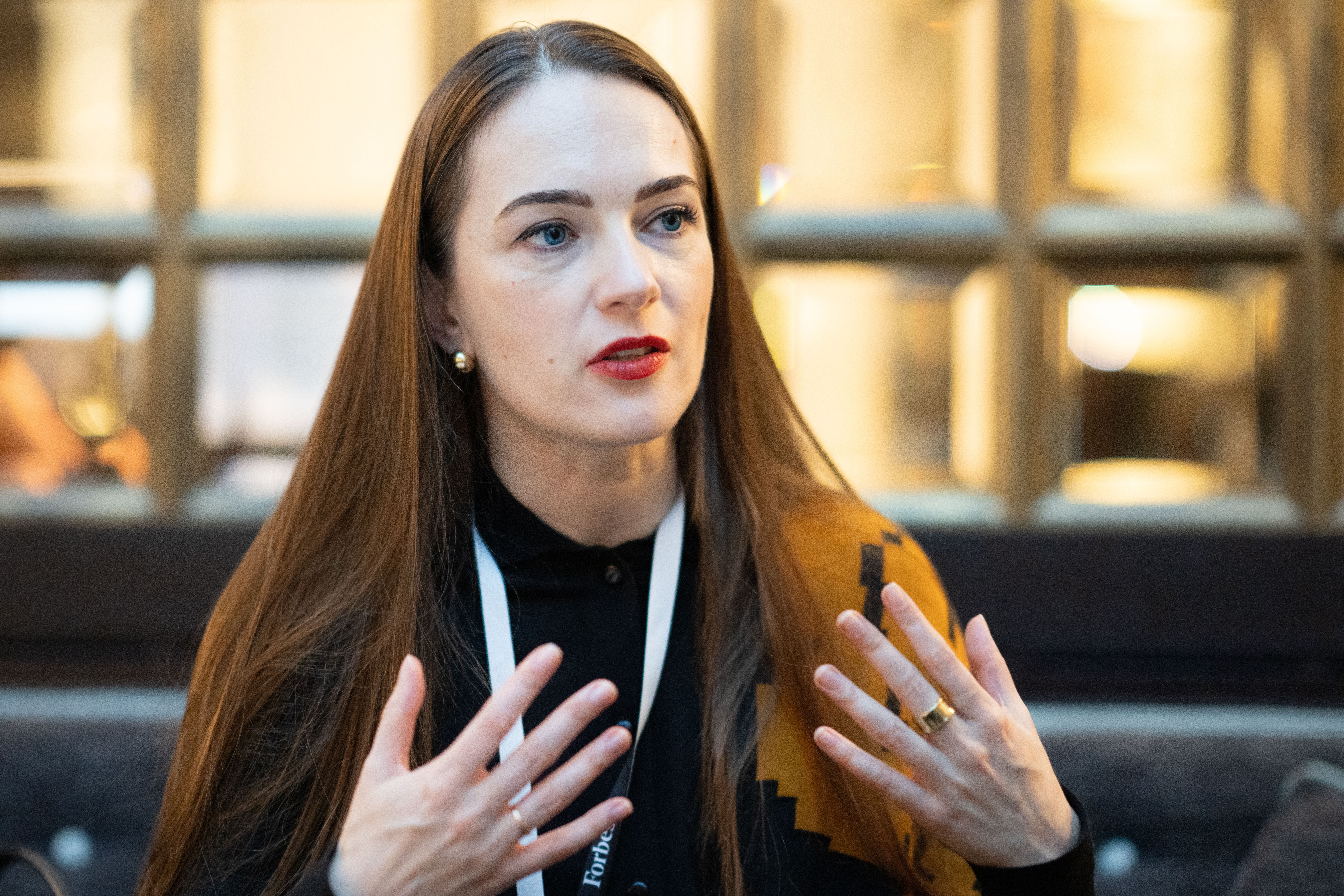 Nobelpreisträgerin Oleksandra Matwijtschuk.