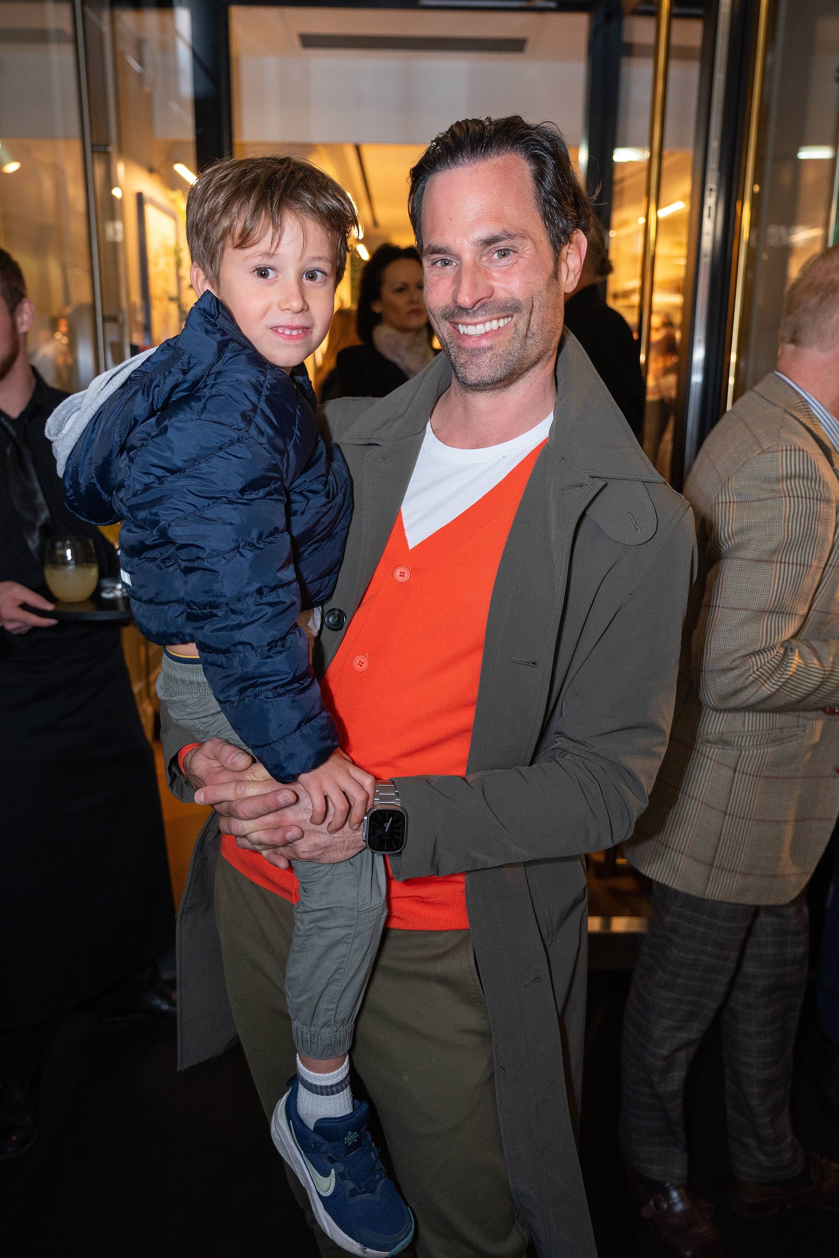 Peter Windhofer mit Sohn