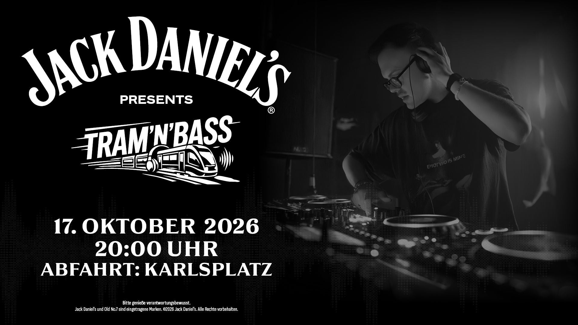 Tram'n'Bass am 17. Oktober.