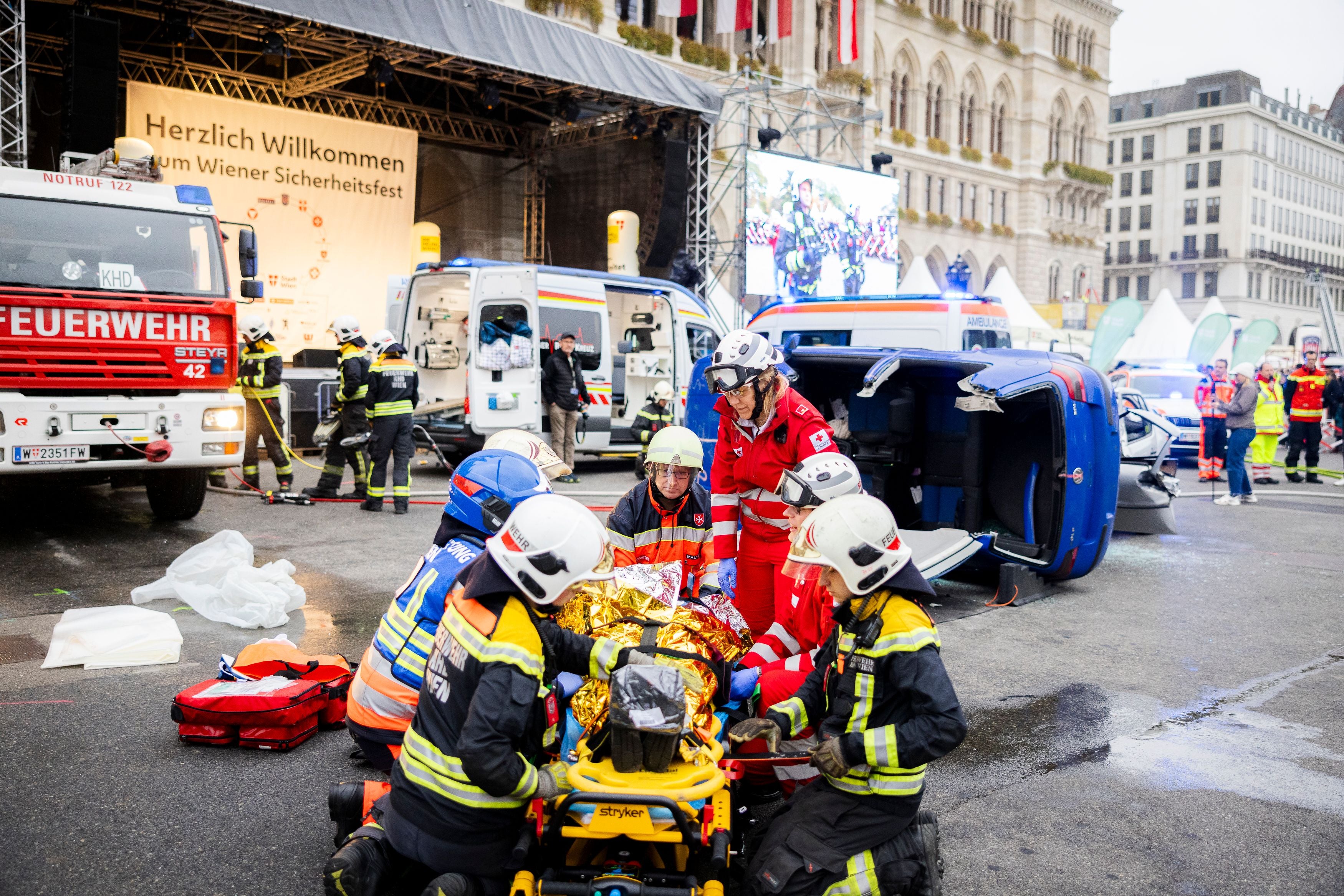 Ein Verkehrsunfall.