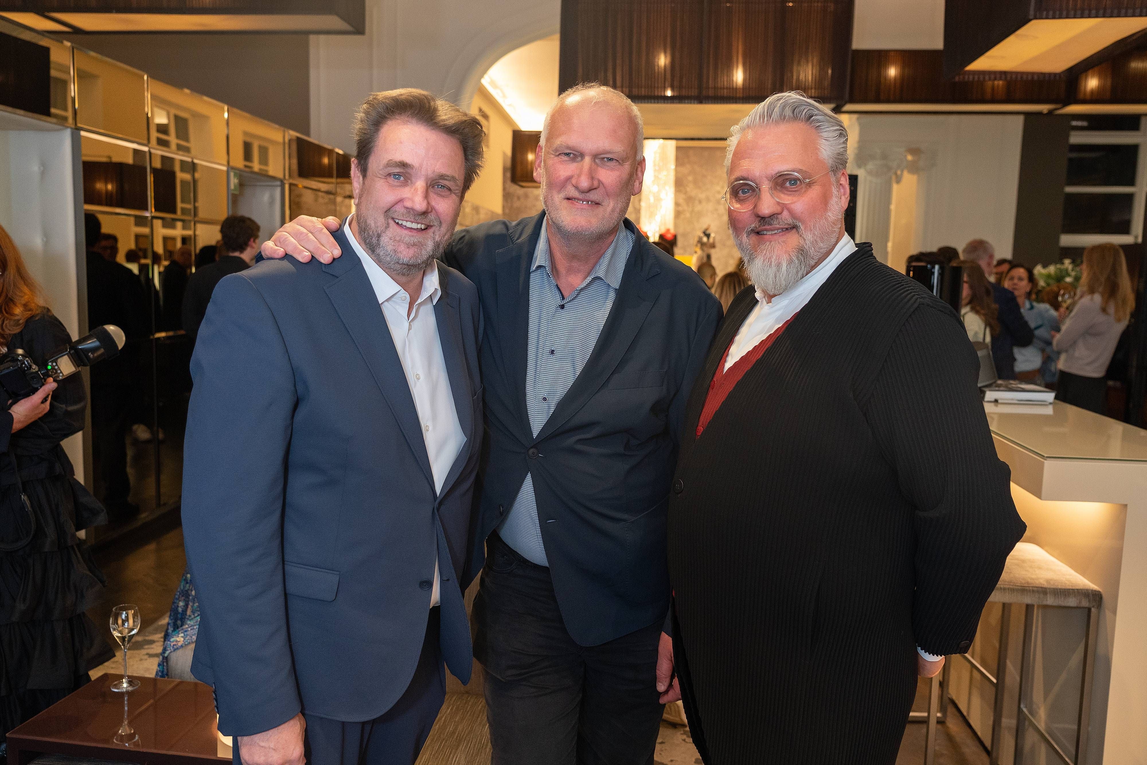 Wolfgang Binder, Bernd Querfeld und Christof Cremer