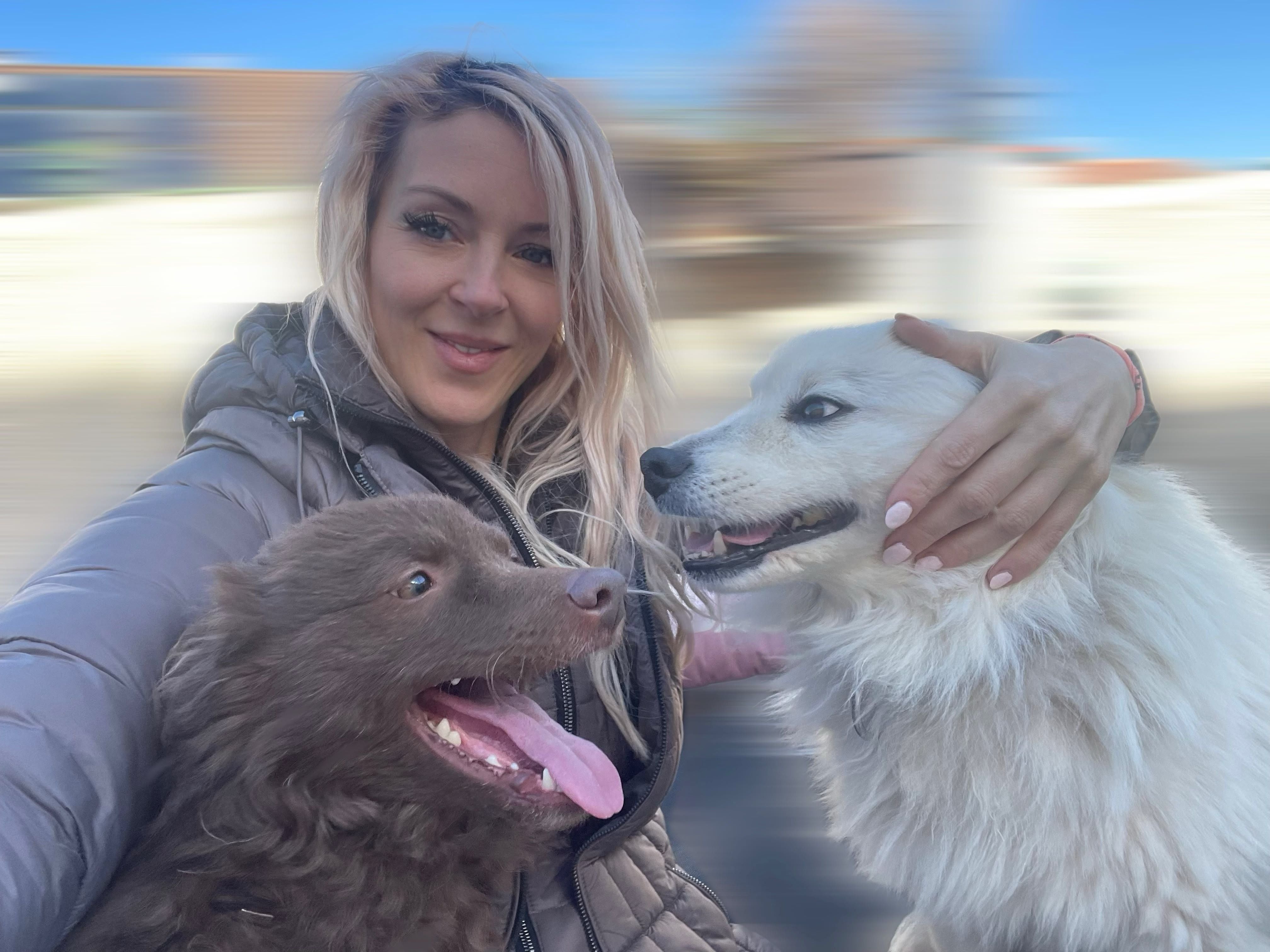 Simone Lugner mit Mexi und Amy