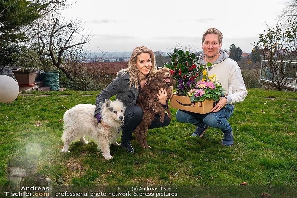 Simone Lugner mit Mexi und Amy