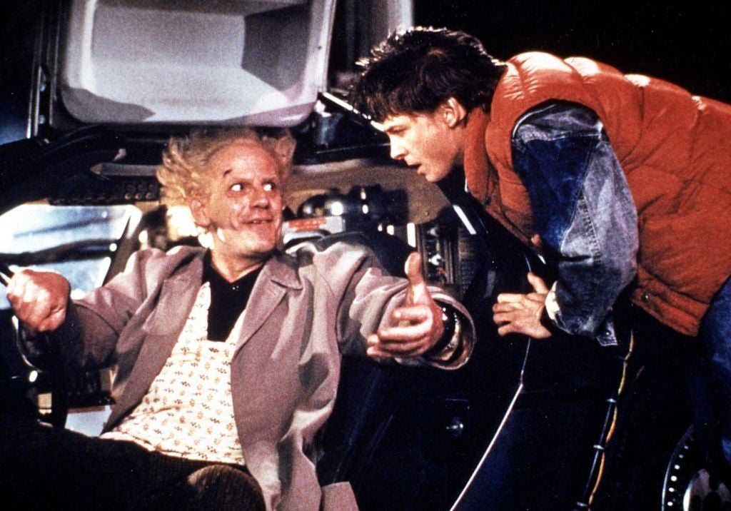 Michael J. Fox und Christopher Lloyd in "Zurück in die Zukunft".