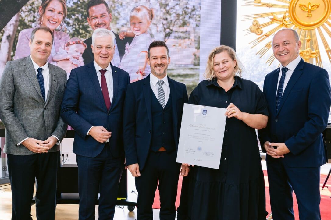 DPU-Direktor Robert Wagner, MA, Landesrat Anton Kasser, Mag. Dr. Michael Fischer, Bakk., MSc., Abteilungsleiter der NÖ LGA, NÖ LGA-Vorständin Mag. Dr. Elisabeth Bräutigam, MBA und Mag. Mag. (FH) Konrad Kogler, Geschäftsführer von Kogler Solutions GmbH