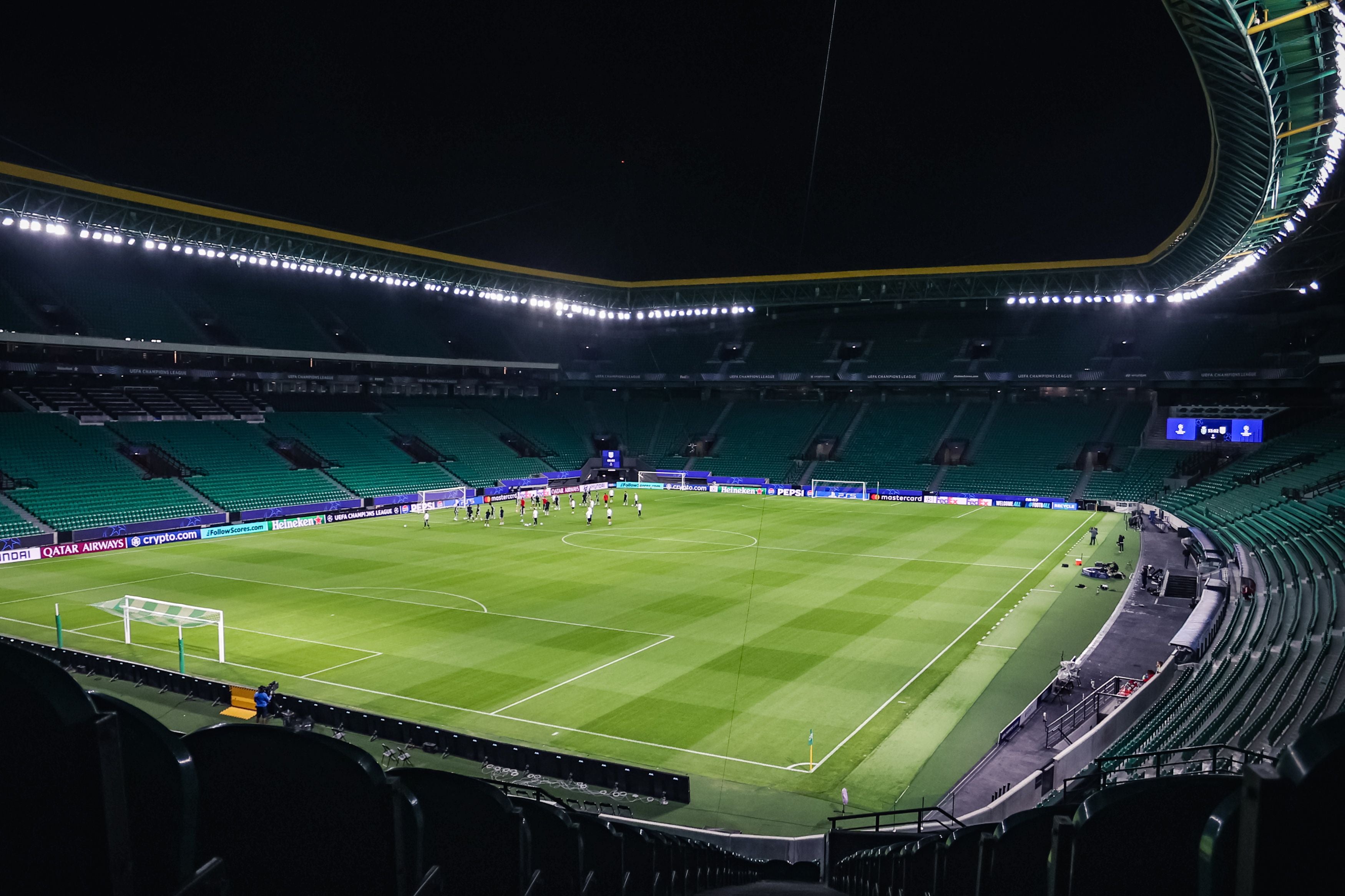 LISBON,PORTUGAL,20.OCT.26 - SOCCER - UEFA Champions League, Sporting Club de Portugal vs Linzer ASK, preview, training LASK. Image shows an overview of Estadio Jose Alvalade. Photo: GEPA pictures/ Manuel Binder