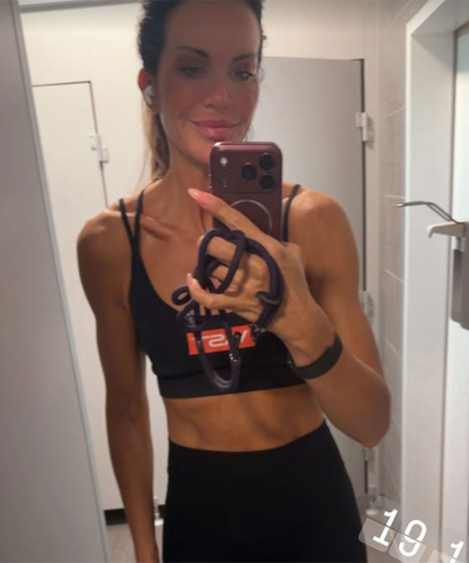 22.10.2026: Martina Reuter ist in Bestform - nur noch wenige Tage bevor sie in den USA bei einem Bodybuilding-Wettbewerb antritt.