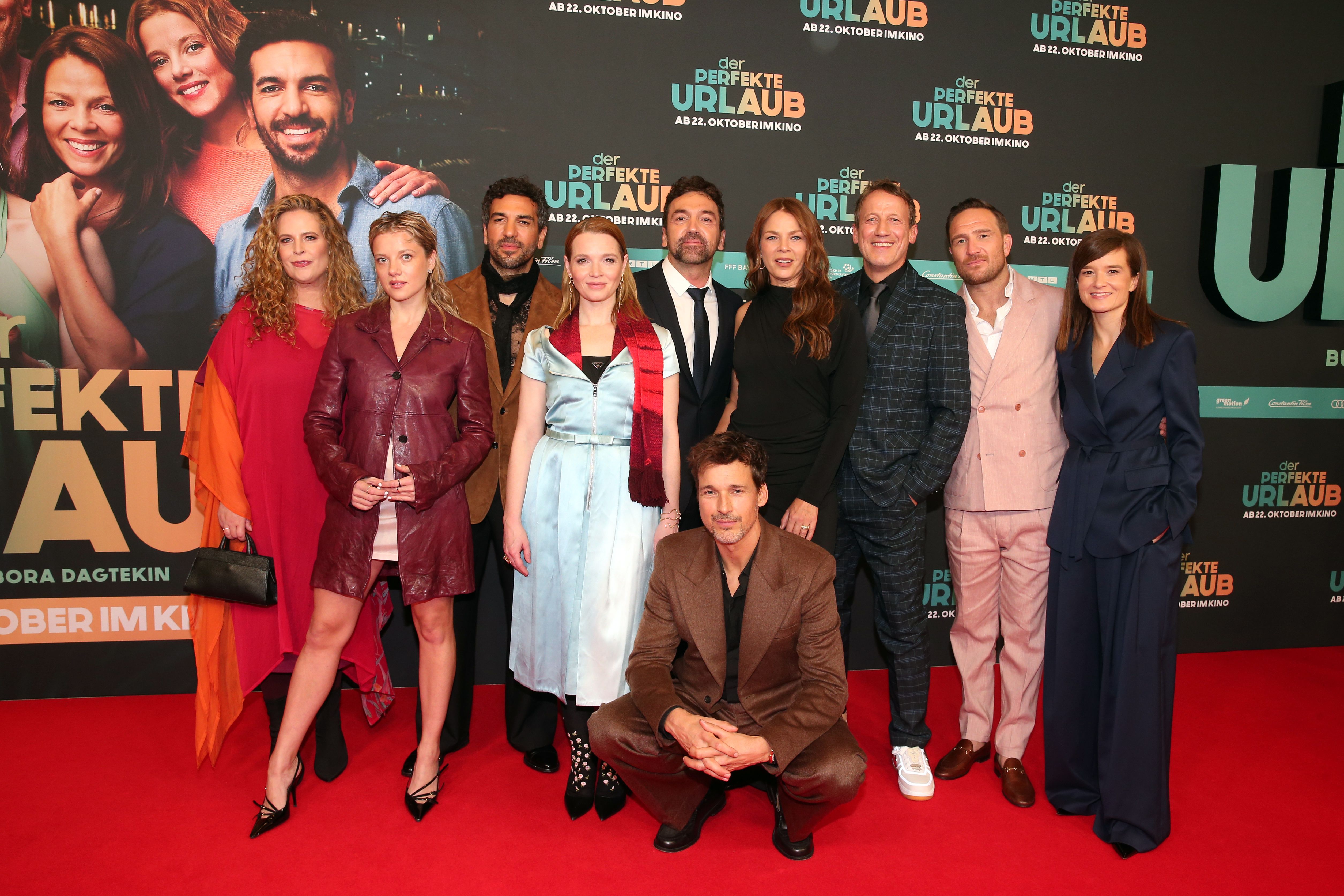 Diana Amft, Jella Haase, Elyas M'Barek, Karoline Herfurth, Director Bora Dagtekin, Florian David Fitz, Jessica Schwarz, Wotan Wilke Möhring, Frederick Lau und Producer Lena Schömann