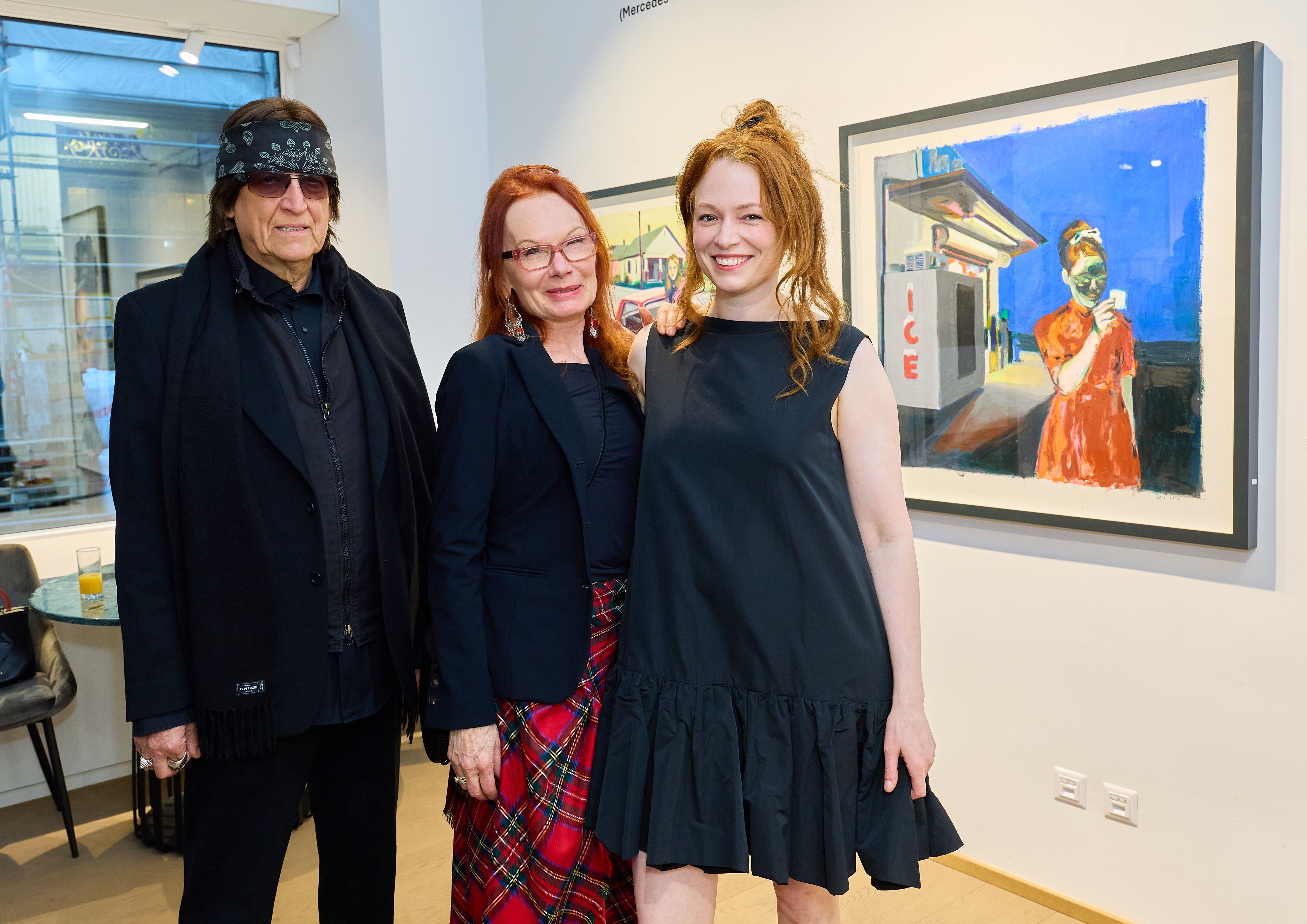 Gottfried, Renate und Mercedes Helnwein