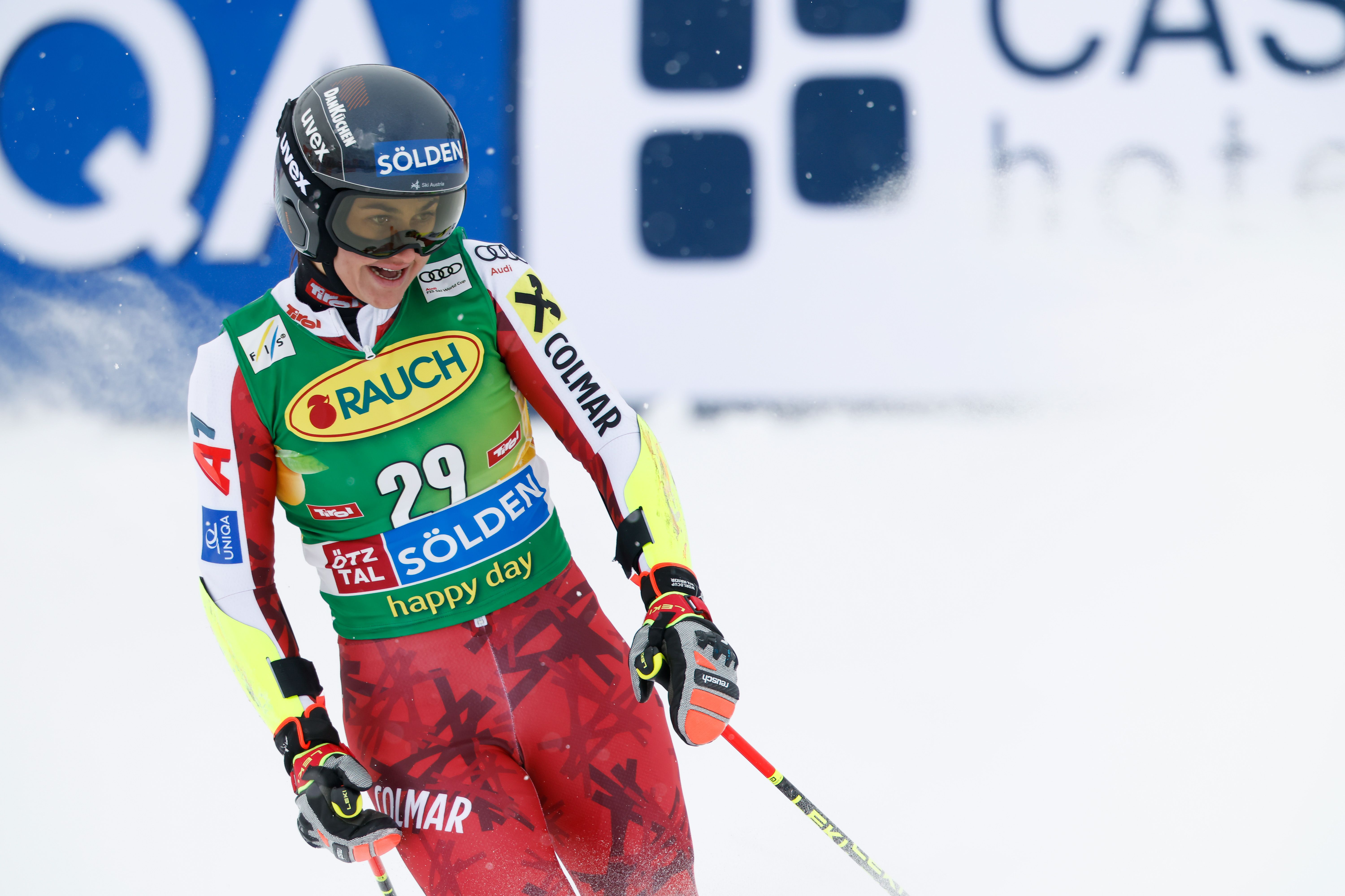 Franziska Gritsch fuhr in Sölden auf Platz 9.