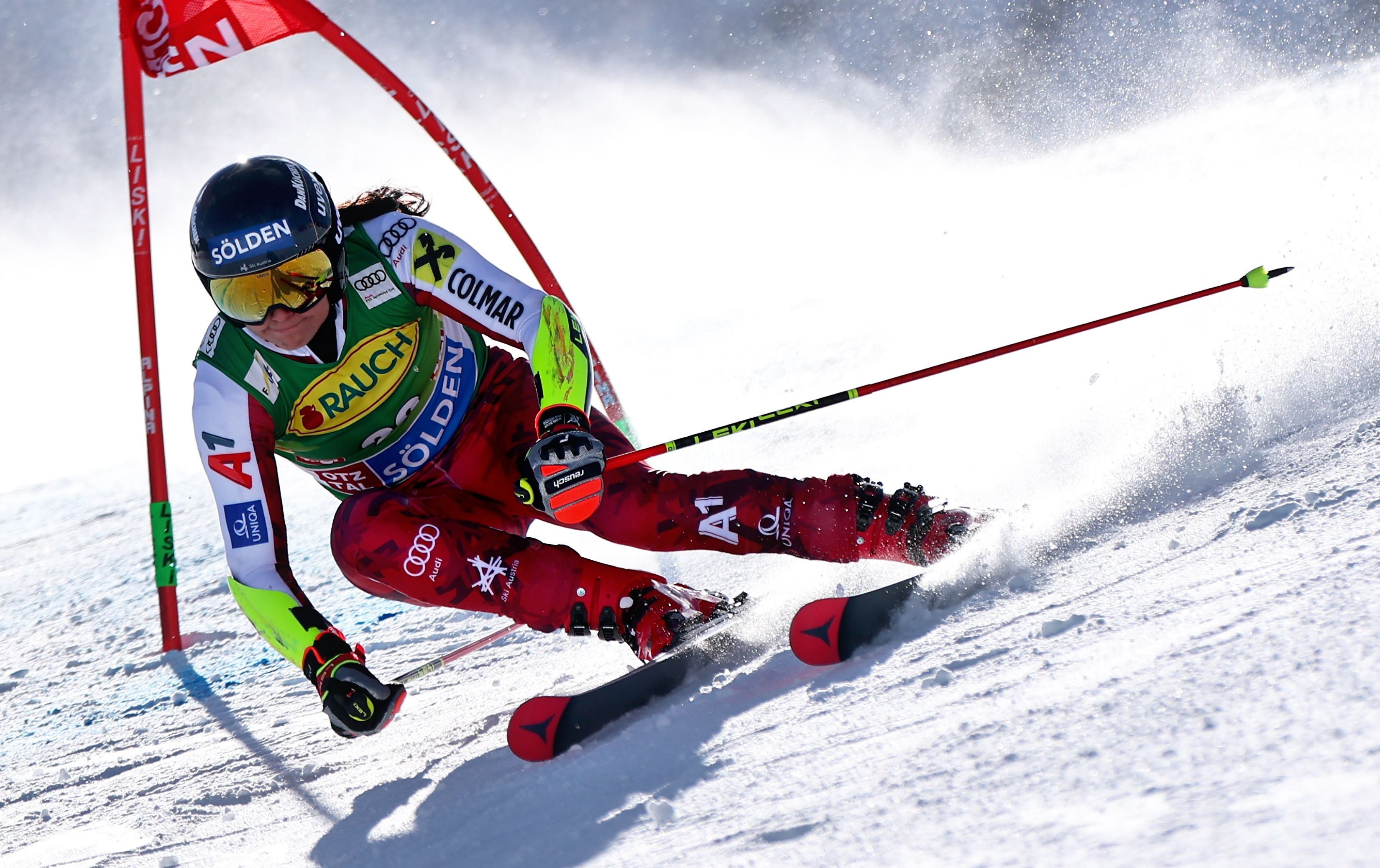 Franziska Gritsch meisterte die schwierige Situation beim Weltcup-Auftakt in Sölden.