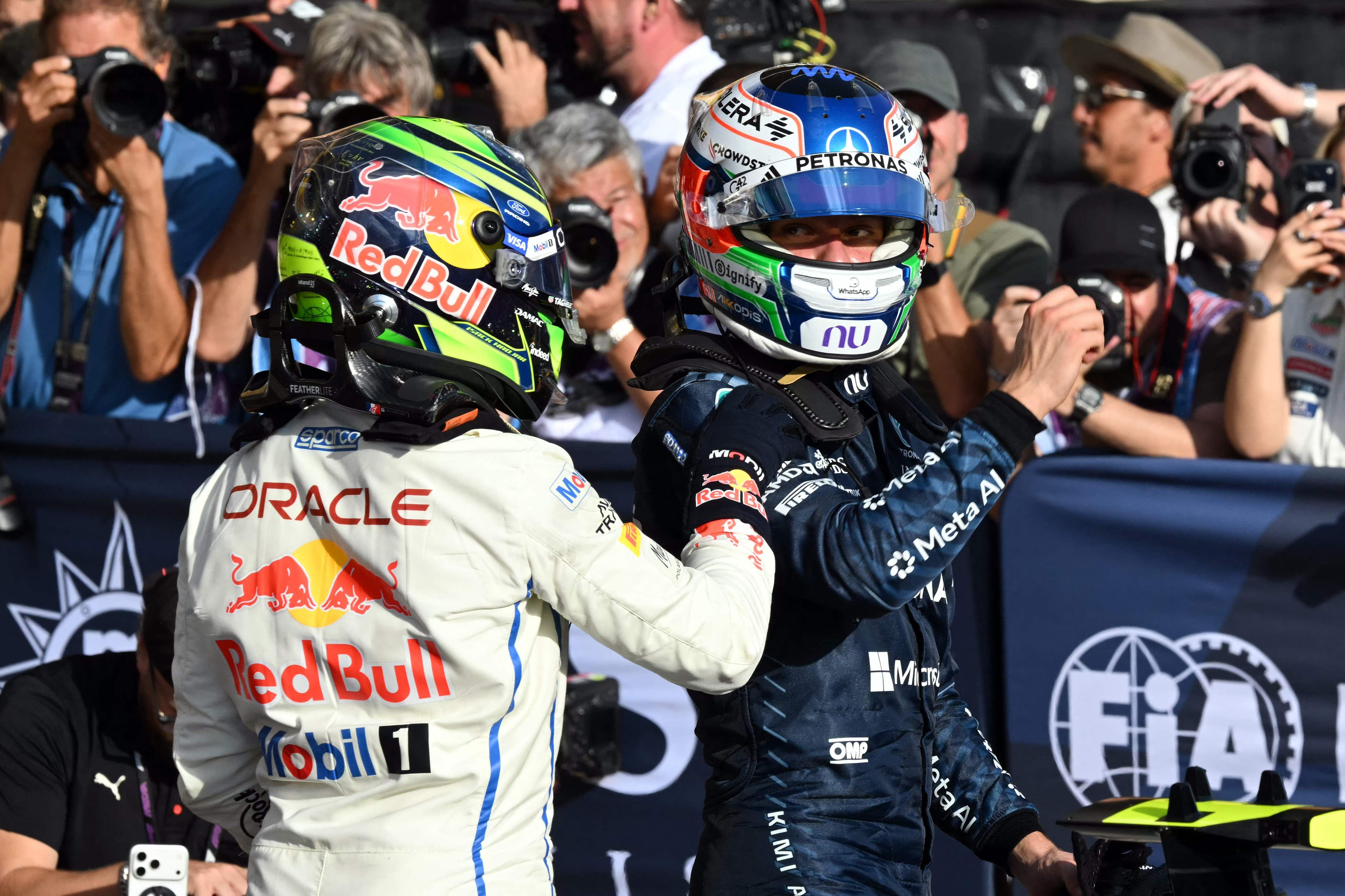 Kimi Antonelli setzte sich im Qualifying vor Max Verstappen durch.