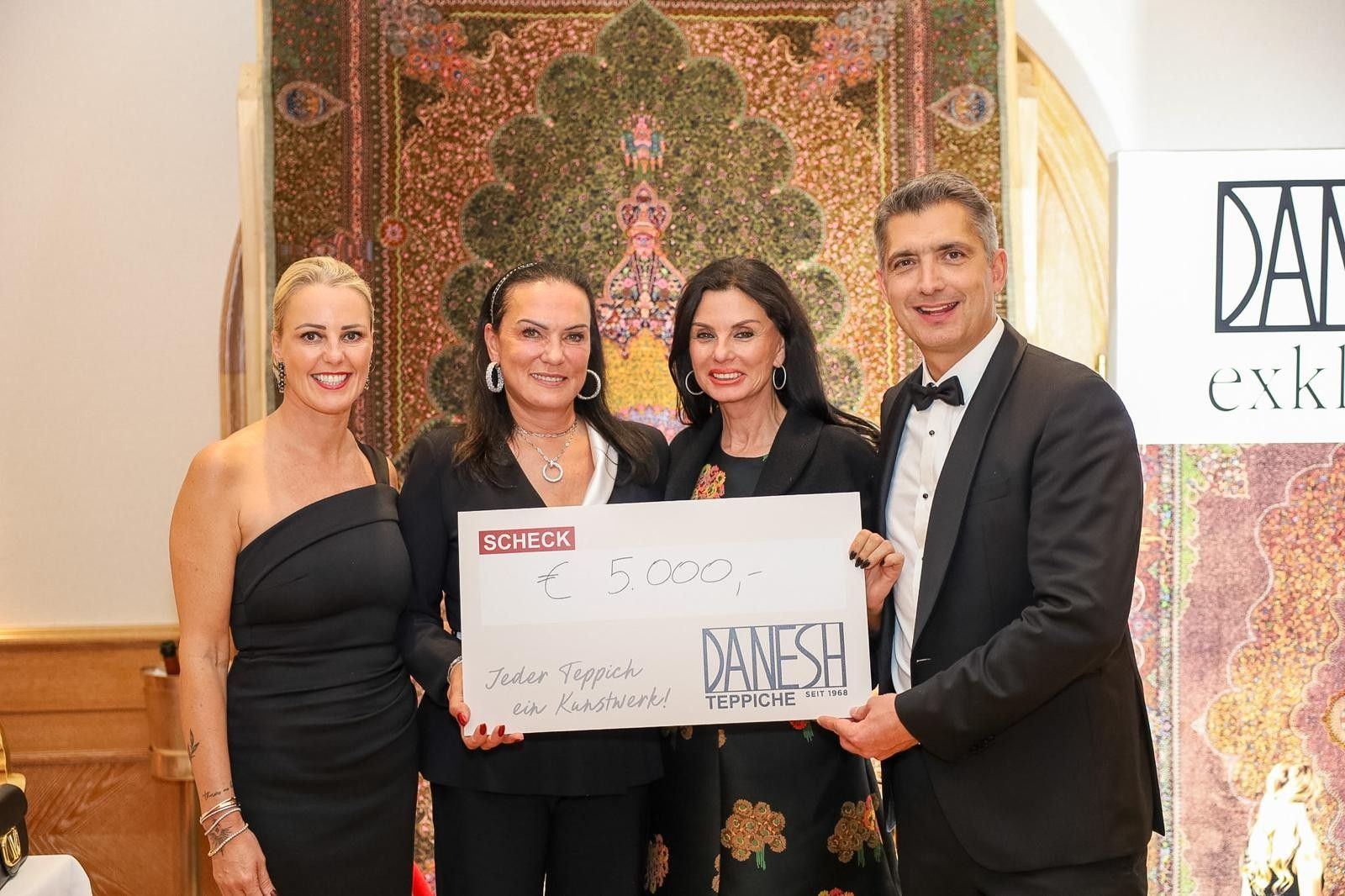 Anja Danesh, Brigitte Glock, Sonja Klima und Kurosh Danesh