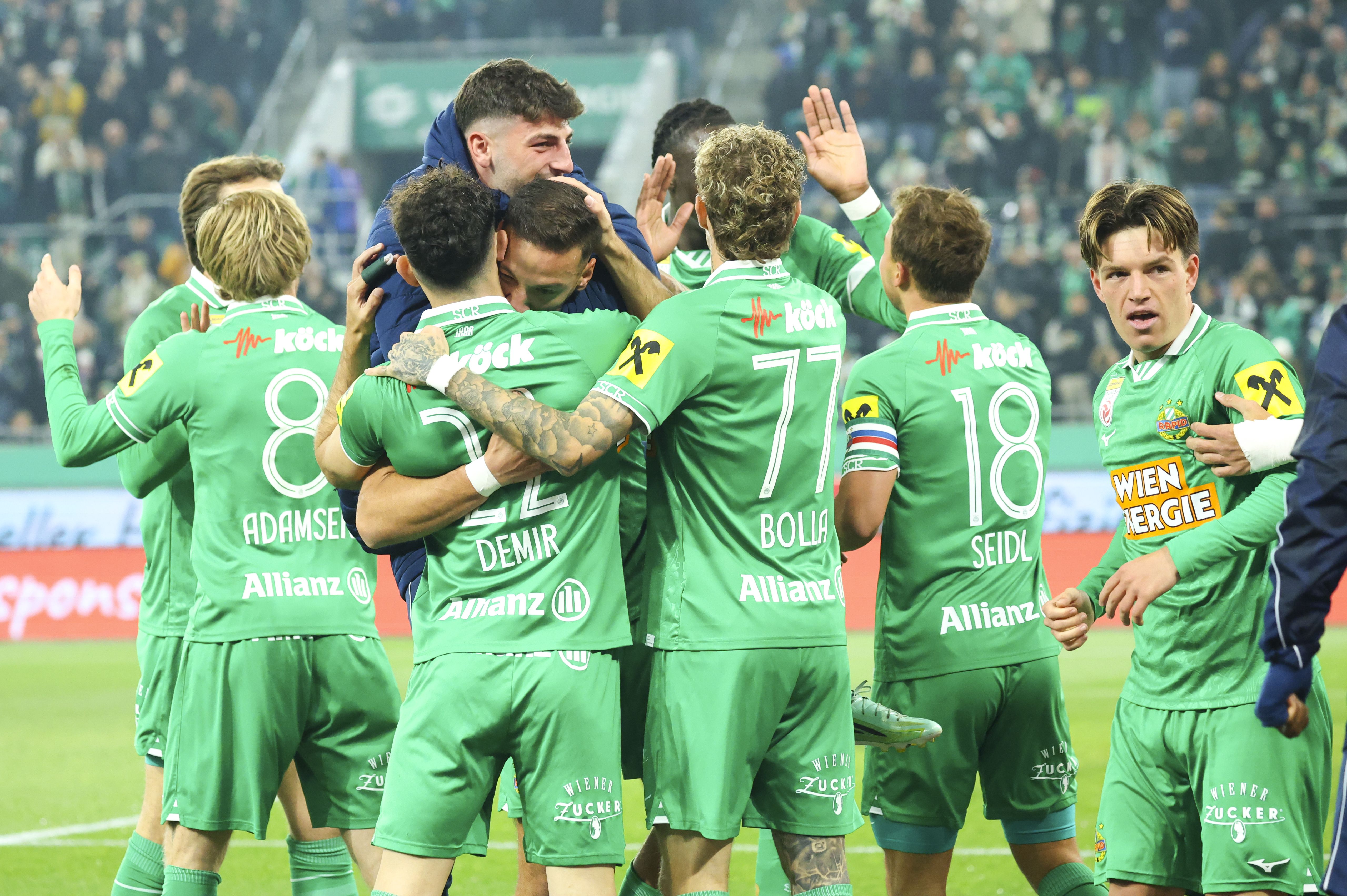 Rapid eilt weiter von Sieg zu Sieg.