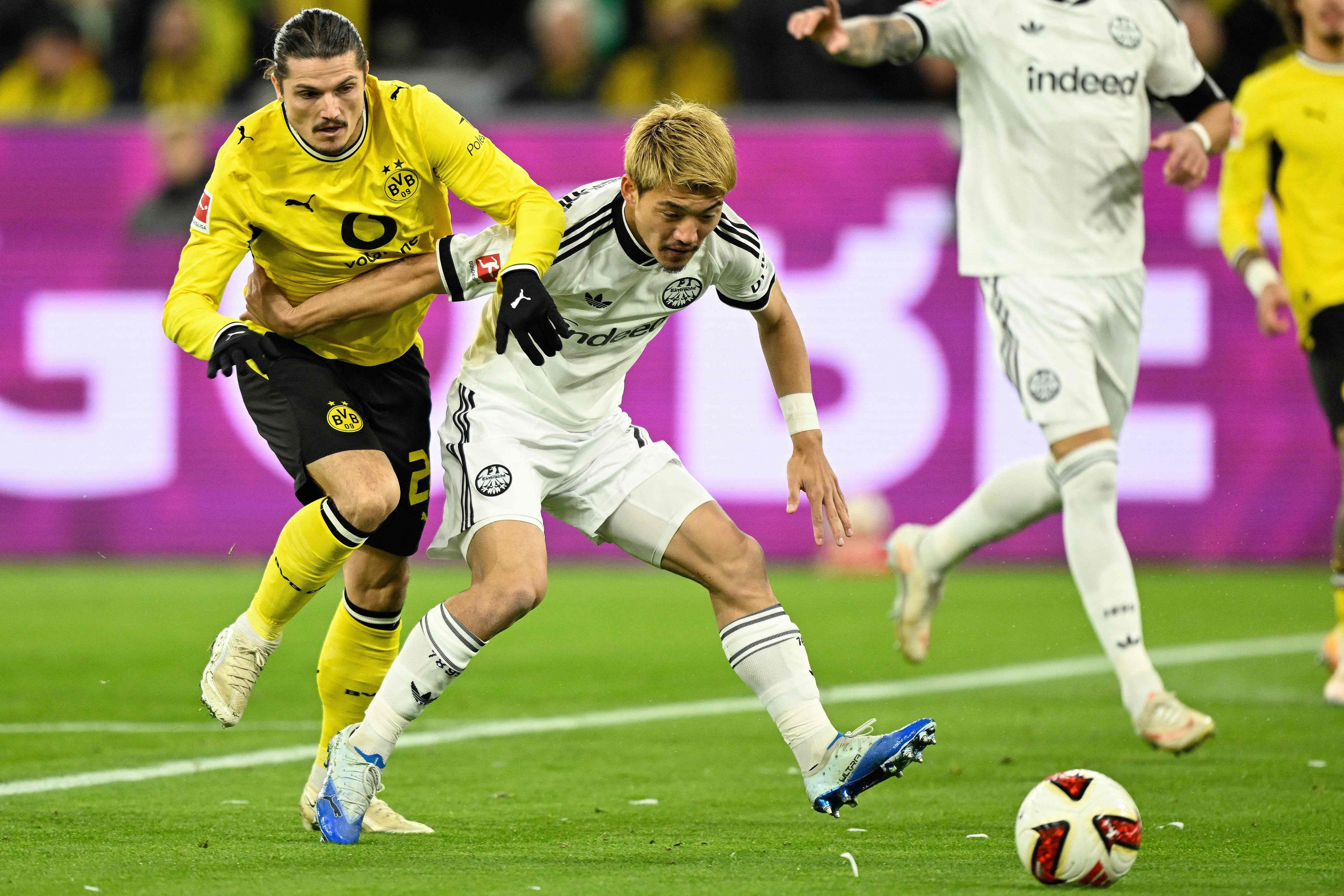 Marcel Sabitzer stand gegen Frankfurt wieder in der Dortmund-Startelf.