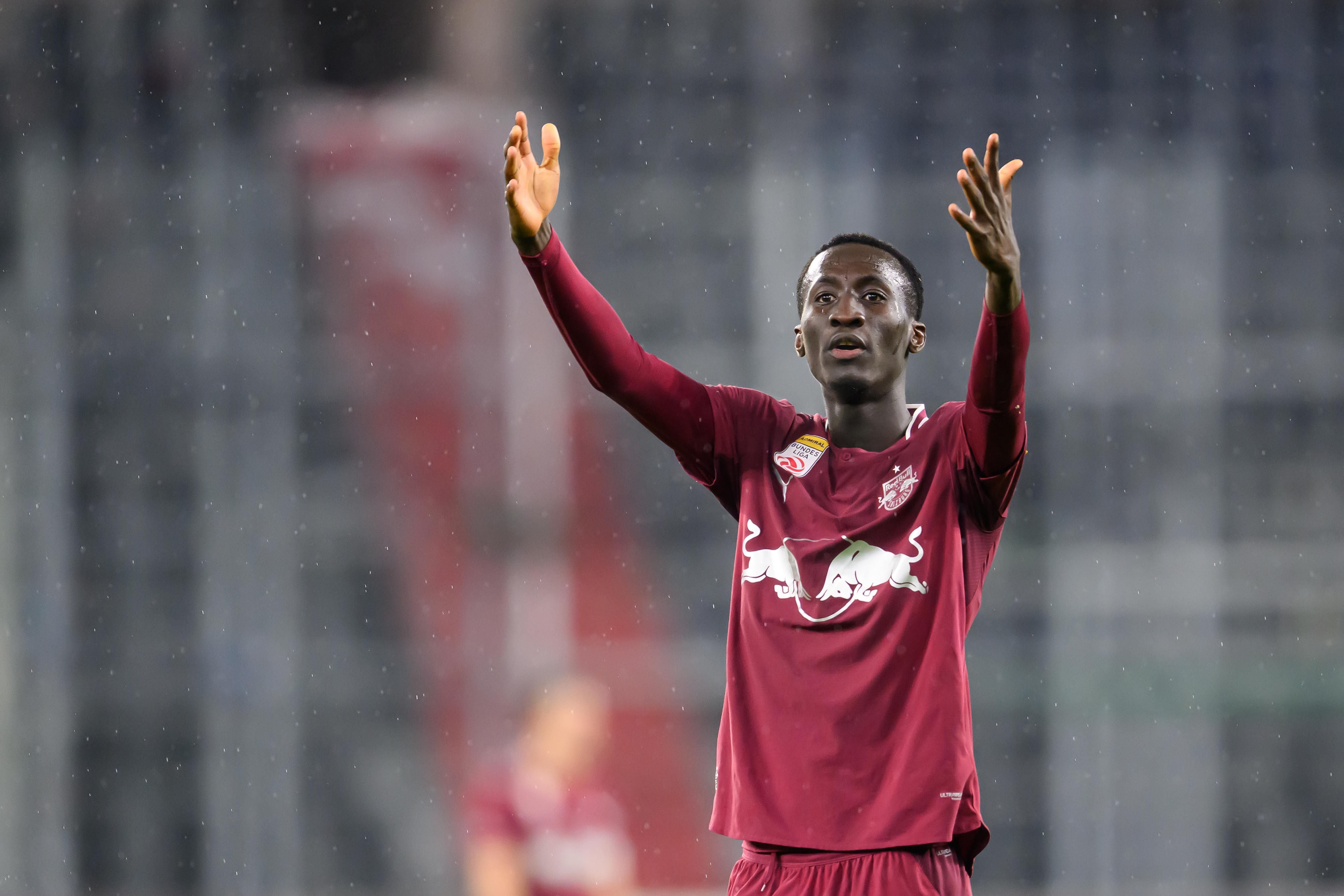 LINZ,AUSTRIA,25.OCT.26 - SOCCER - ADMIRAL Bundesliga, Linzer ASK vs Red Bull Salzburg. Image shows Abubakr Barry (RBS). Photo: GEPA pictures/ Daniela Moser