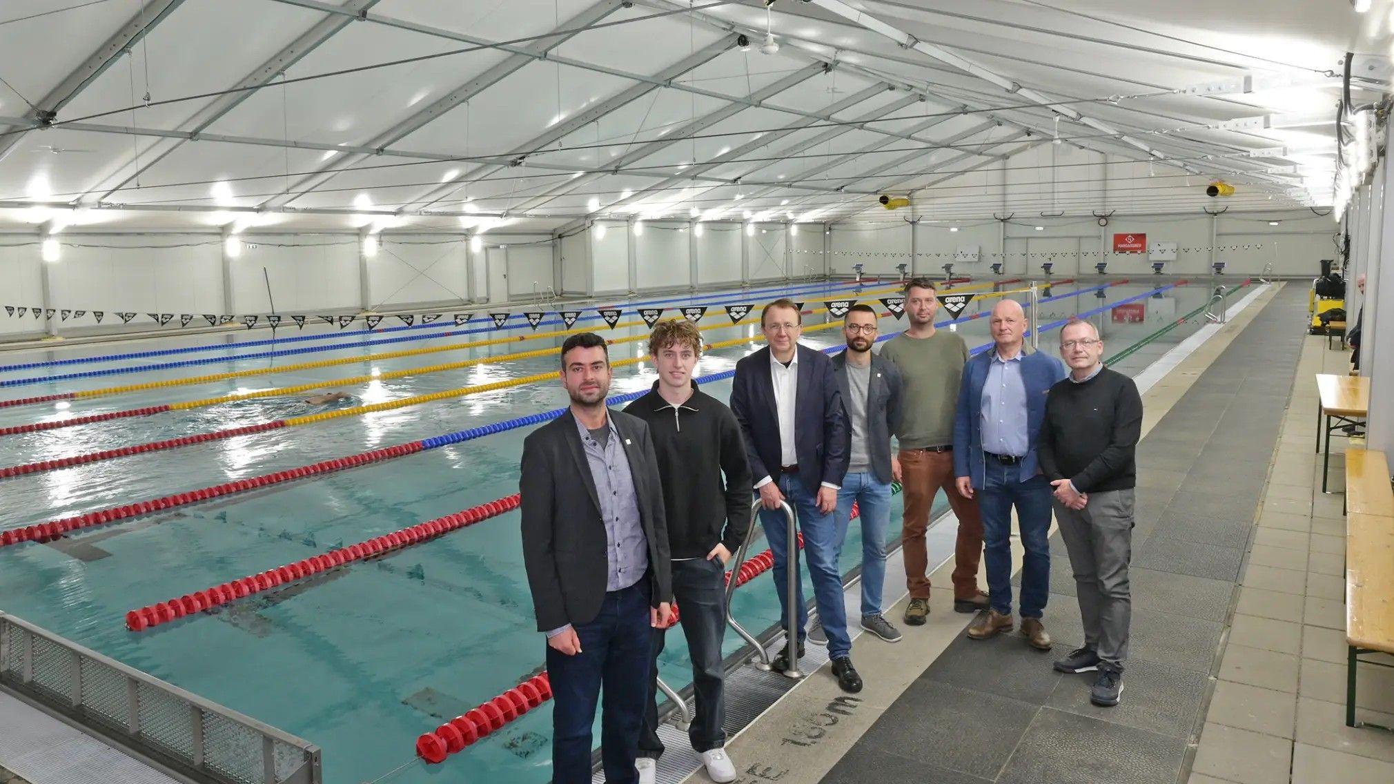 Die neue Schwimmhalle im Citysplash bietet moderne Bedingungen für den ganzjährigen Schwimmbetrieb.