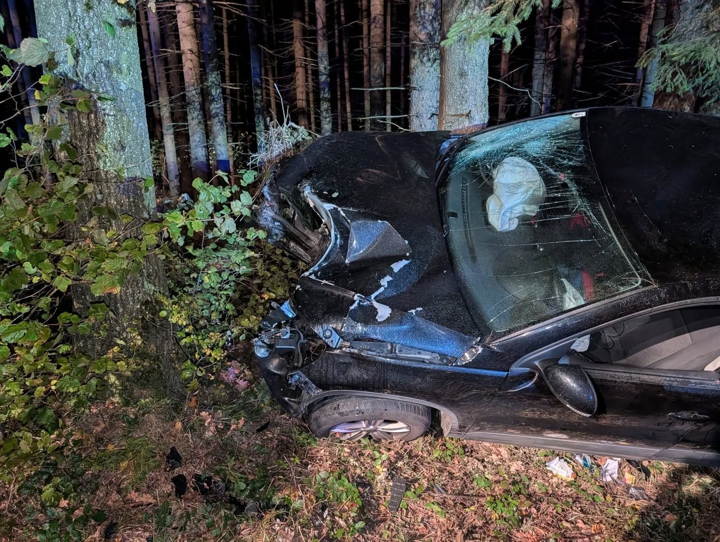 Nächtliche Auto-Bergung in Neustadtl